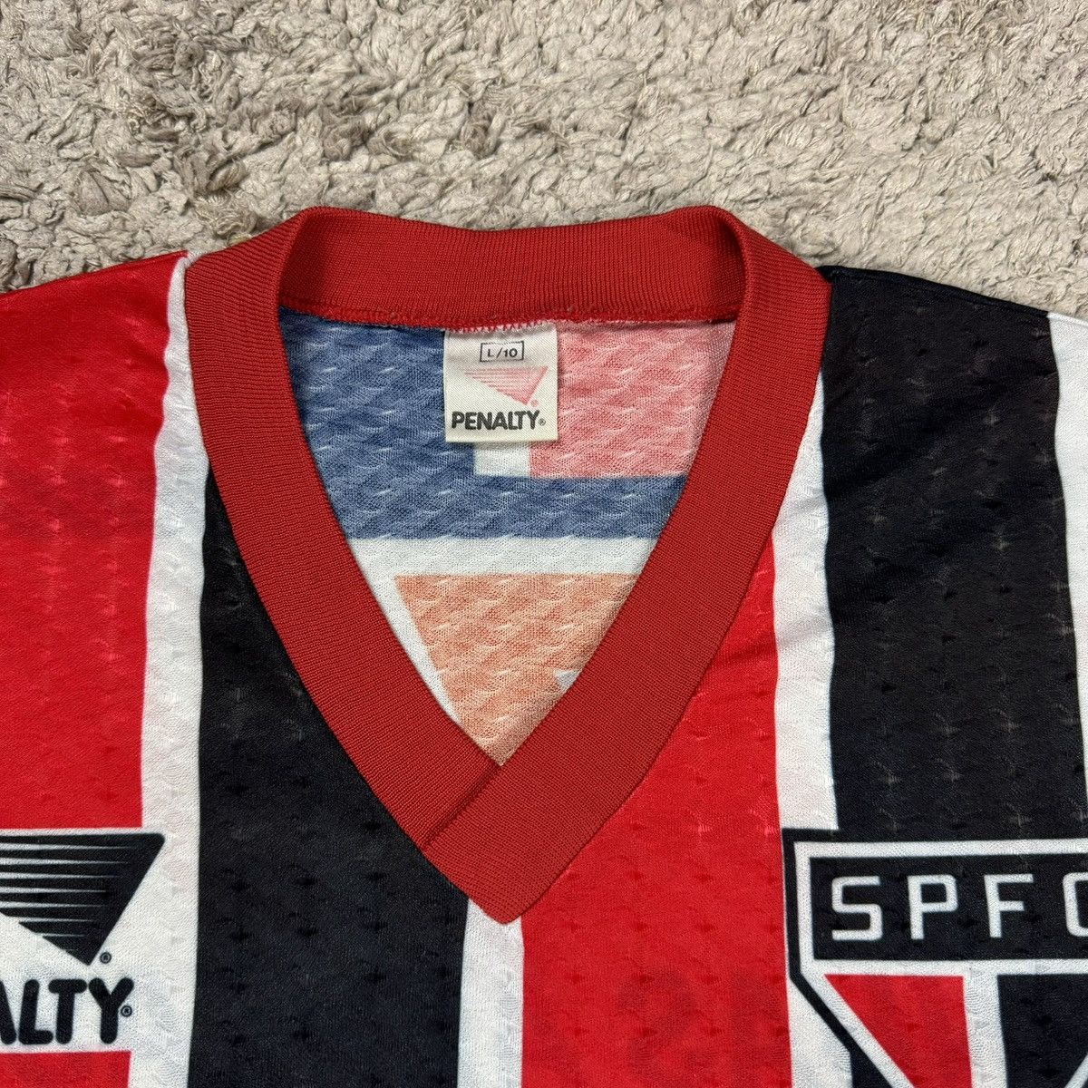 Penalty × Vintage Vintage Penalty Sao Paulo Jersey Size US L / EU 52-54 / 3 - 11 Thumbnail