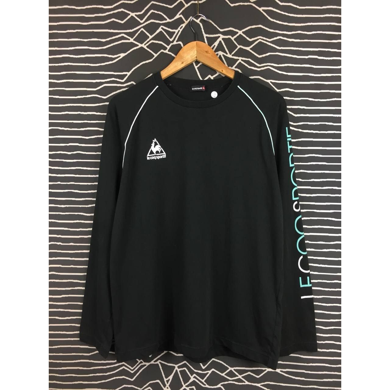 Le Coq Sportif × Vintage Vtg Le Coq Sportif Small Logo Longsleeve Tee Size US L / EU 52-54 / 3 - 1 Thumbnail