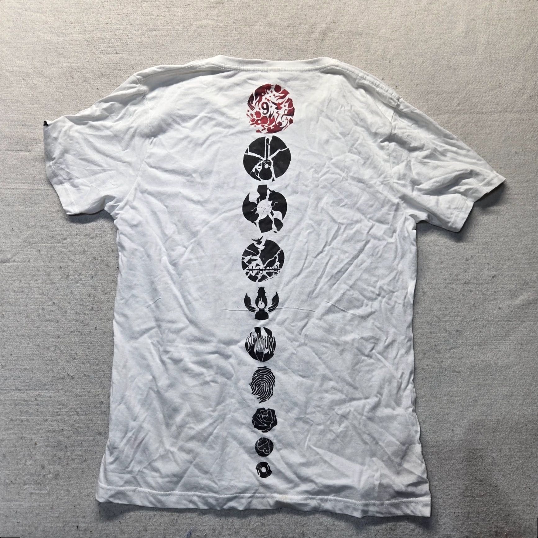 Vintage 9 Dead Alive Concert Tour US Band Tee T-Shirt White Adult Size XL Extra Large Shirt Size US XL / EU 56 / 4 - 7 Thumbnail