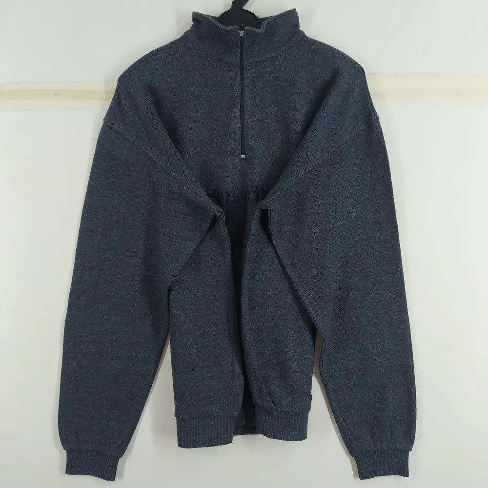 Sergio Tacchini Vintage Sergio Tacchini Embroidery Half Zipper Japan Made Size US L / EU 52-54 / 3 - 9 Thumbnail