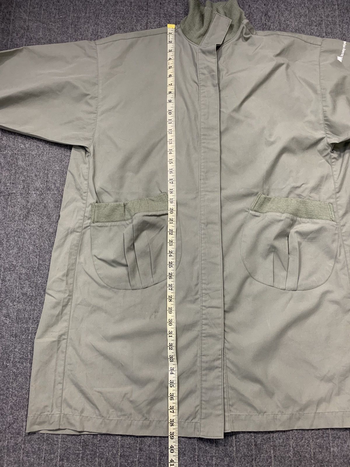 Issey Miyake × Japanese Brand Issey Miyake Apron Windcoat Wool Neck Parka Jacket Size US XXL / EU 58 / 5 - 11 Thumbnail