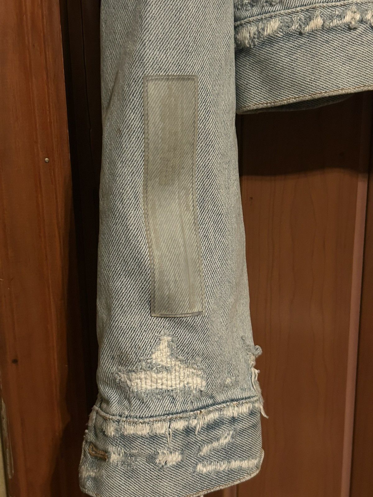Off-White Off White Denim Distressed Light jean jacket Size S / US 4 / IT 40 - 10 Thumbnail