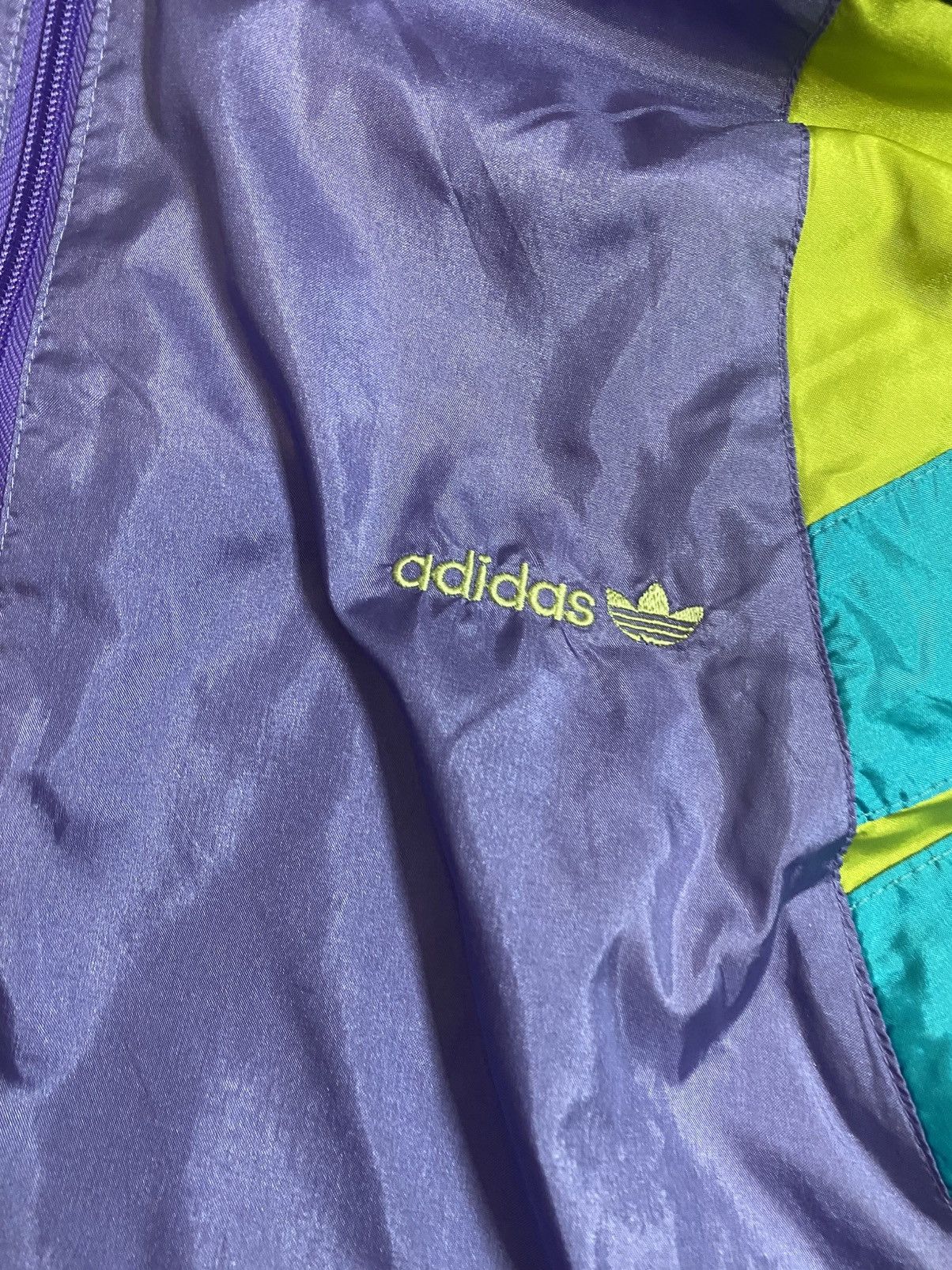 Adidas Vintage Adidas Violet Nylon Jacket F192 Size US XL / EU 56 / 4 - 12 Thumbnail