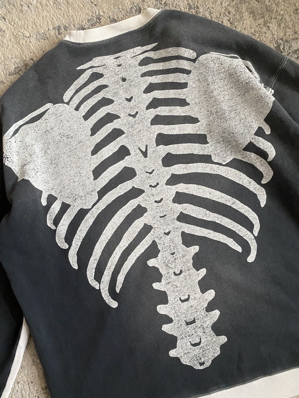 Kapital Skeleton Bone Sweatshirt Terry USA Size US XL / EU 56 / 4 - 2 Thumbnail