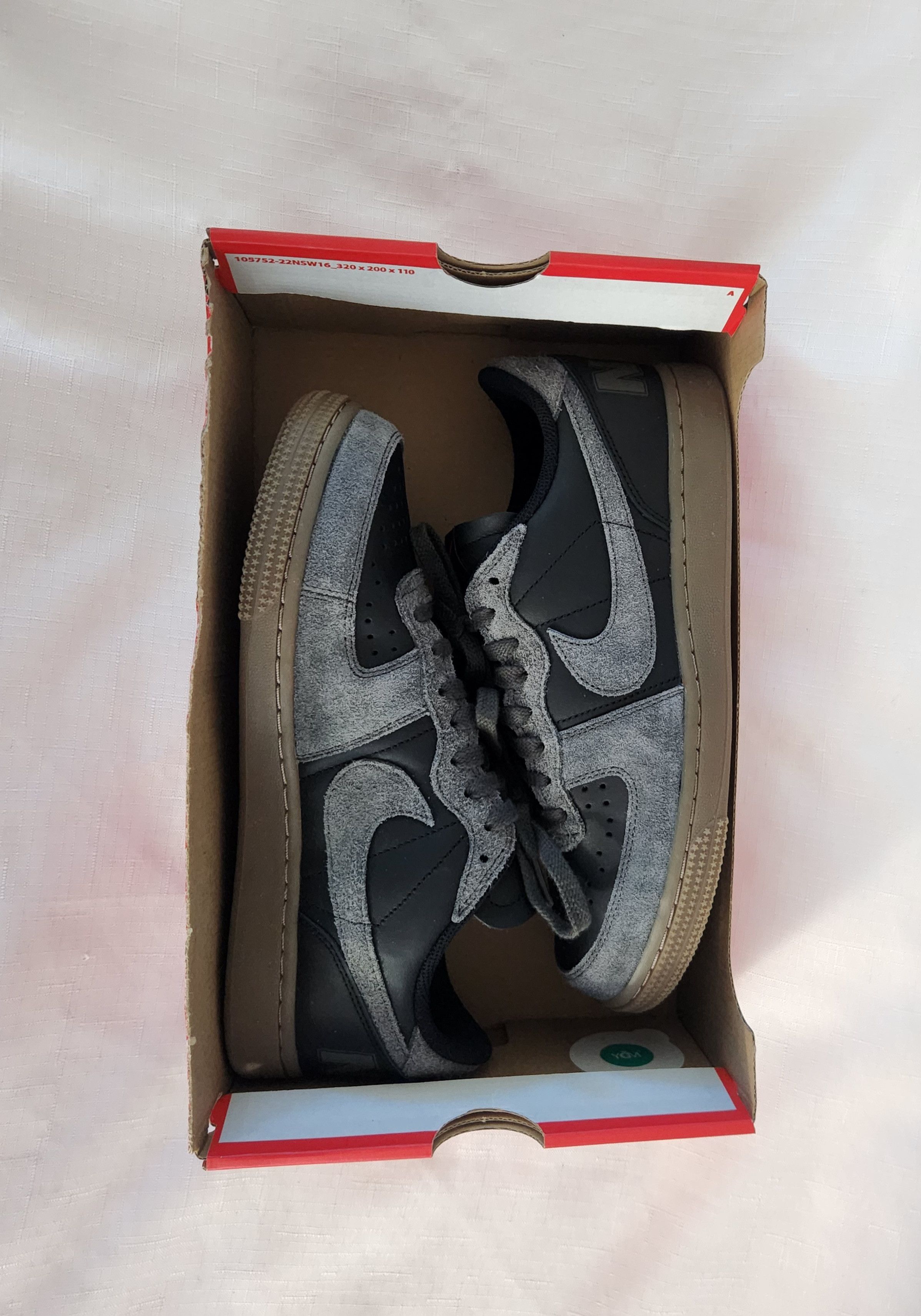Nike Nike Terminator Low Black Medium Ash Gum Grey 8 FV0396-001 Size US 8 / EU 41 - 3 Thumbnail