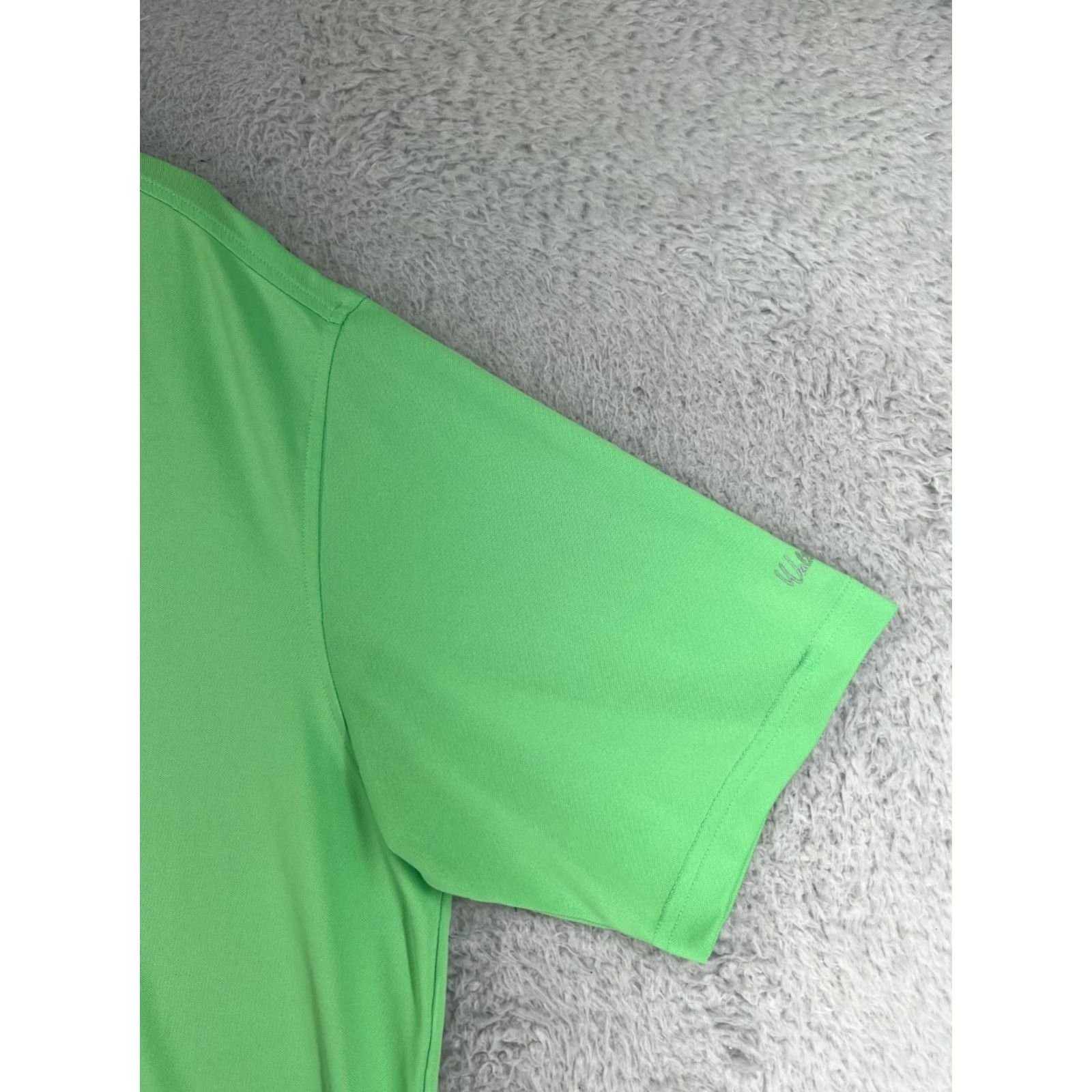 Vintage Walter Hagen Polo Shirt Mens XL Green Polyester Blend Golf Polo Shirt Golf Shirt Walter Hagen Size US XL / EU 56 / 4 - 5 Thumbnail
