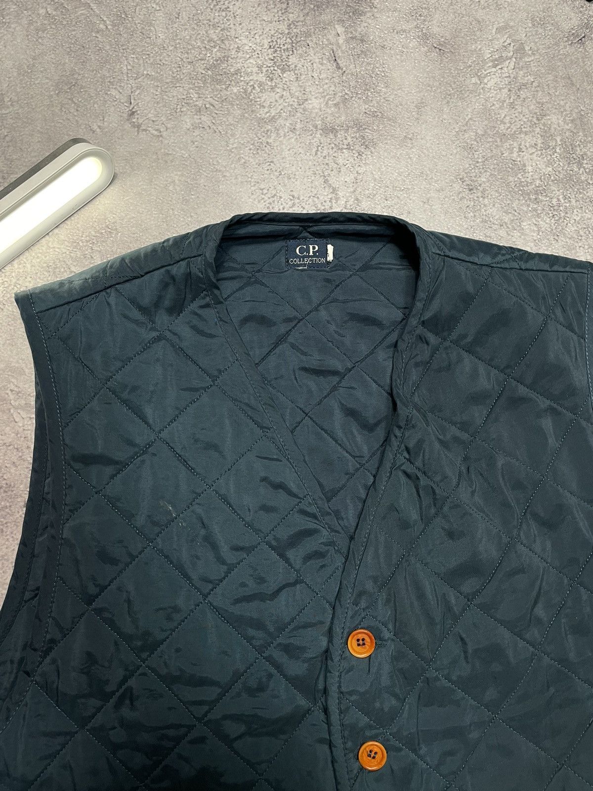 C.P. Company Vintage 90s CP Company Archive Quilted Utility Vest Size US M / EU 48-50 / 2 - 2 Thumbnail