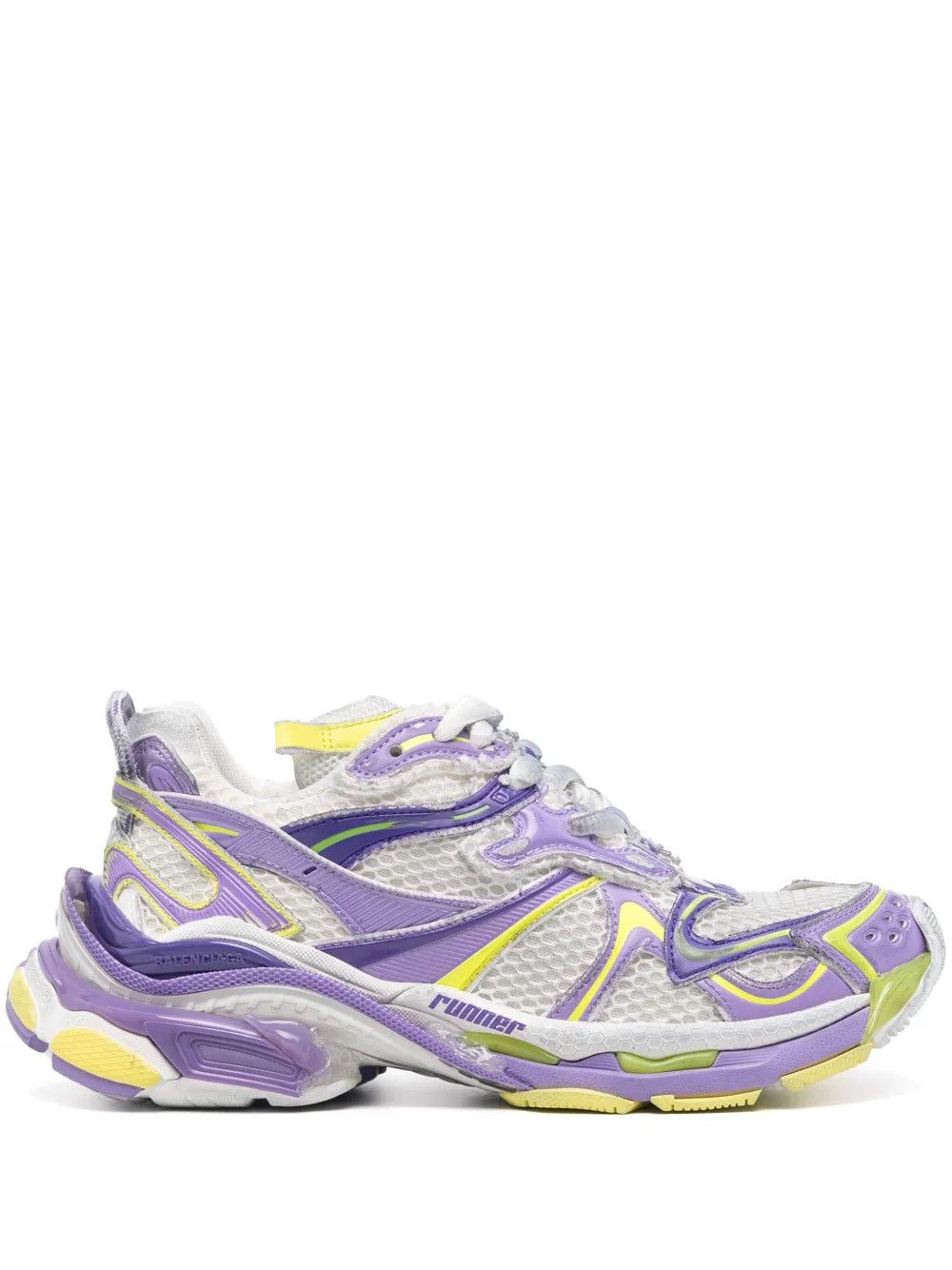 Balenciaga Runner 2.0 sneakers white/purple/green Size US 7 / IT 37 - 1 Thumbnail