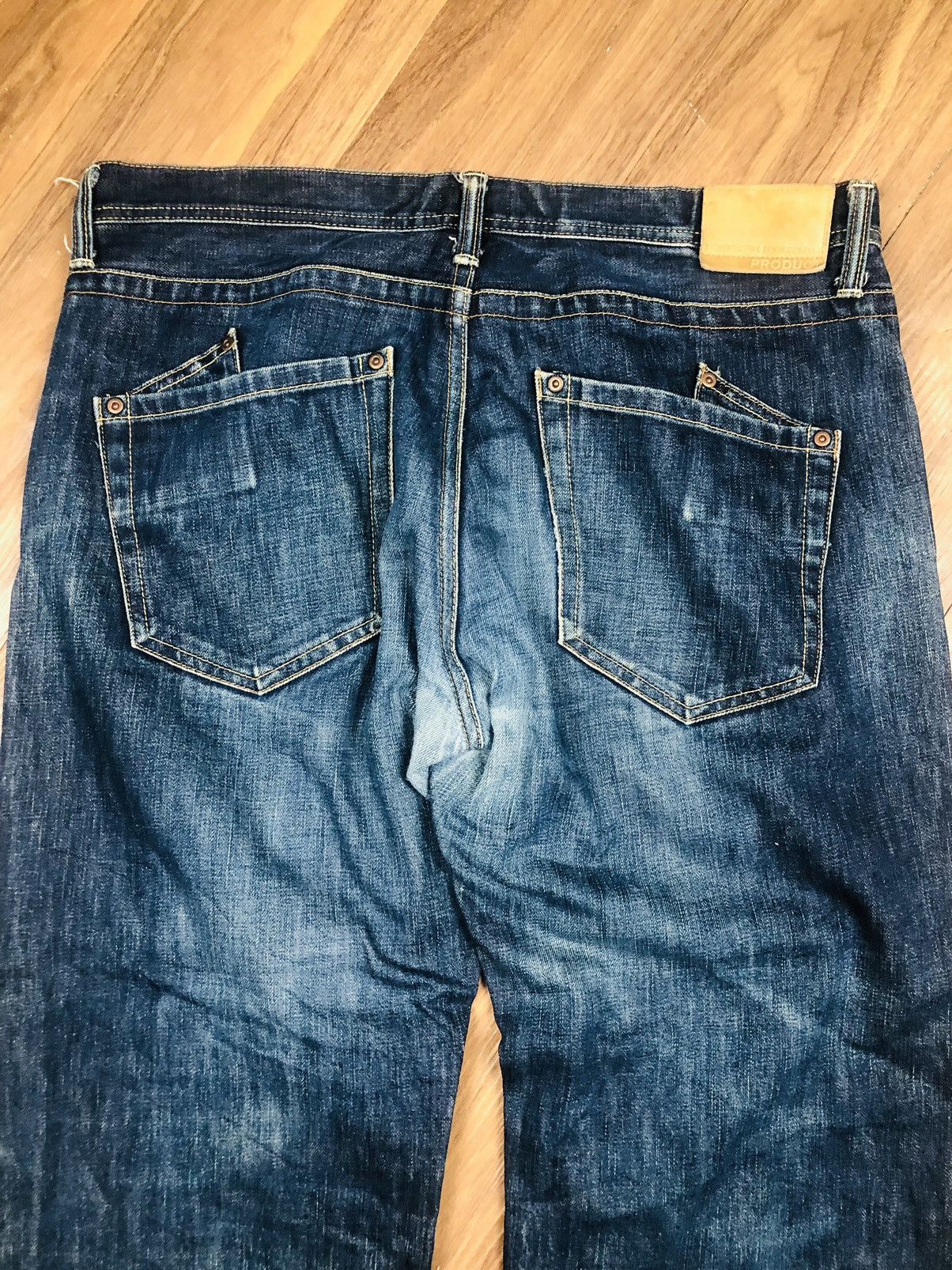 If Six Was Nine Authentic Fine Denim Distress Jeans (37) Size US 36 / EU 52 - 11 Thumbnail