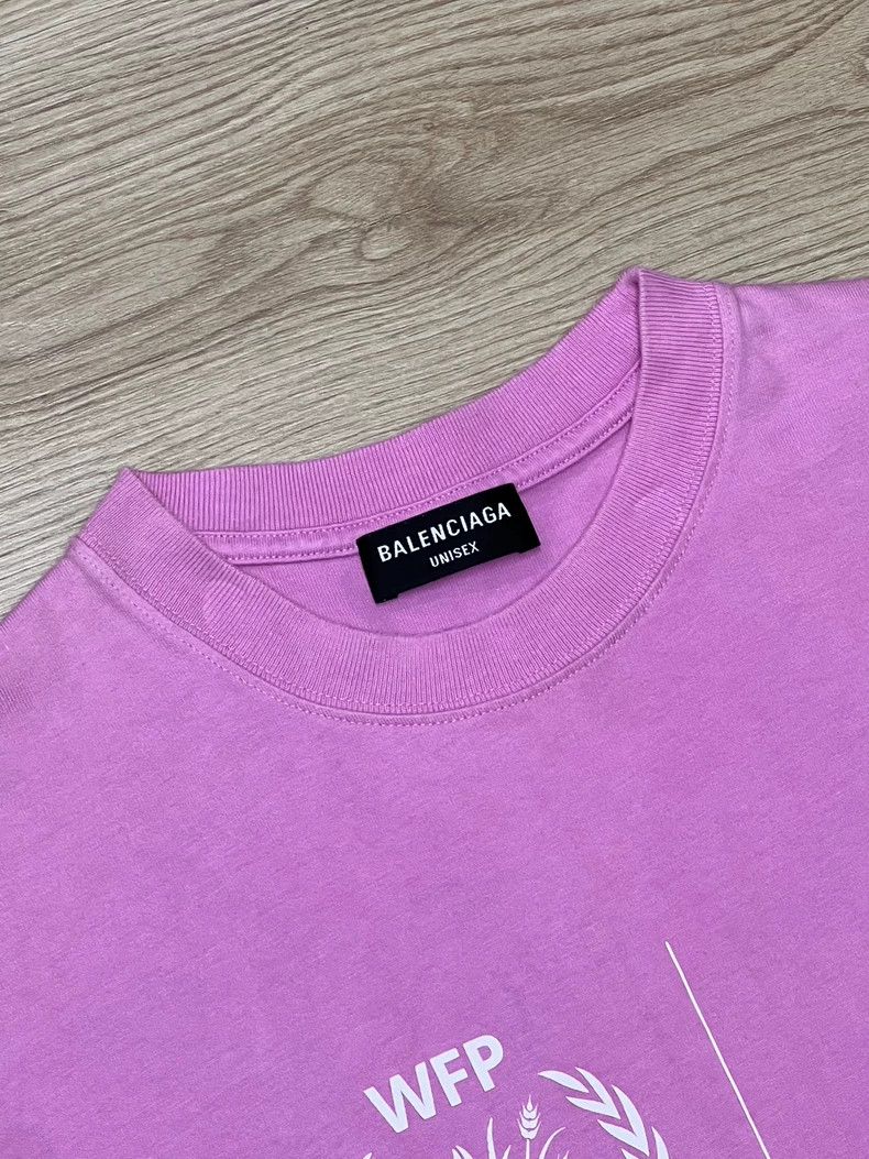 Balenciaga Balenciaga WFP Wheat Pattern Short Sleeve, Pink S Size US S / EU 44-46 / 1 - 3 Thumbnail