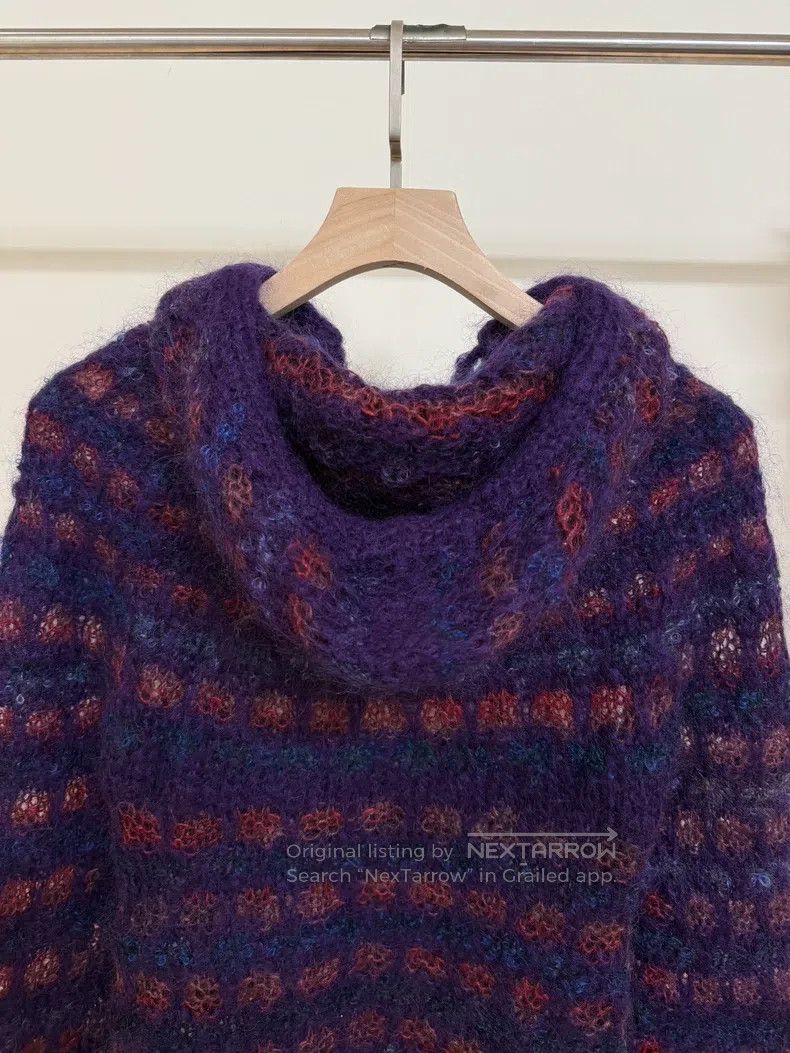 Comme des Garcons Comme Des Garcons Wool Knit Hooded Fitted Top Size S / US 4 / IT 40 - 5 Thumbnail