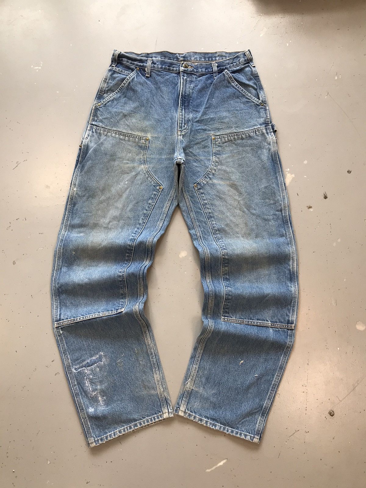 Carhartt Vintage Carhartt B73 DST Double knee denim Size US 36 / EU 52 - 1 Thumbnail