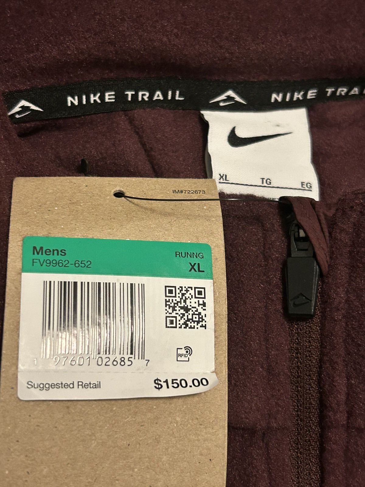 Nike Nike Trail Polartec 1/4 Zip Fleece Top Size US XL / EU 56 / 4 - 5 Thumbnail