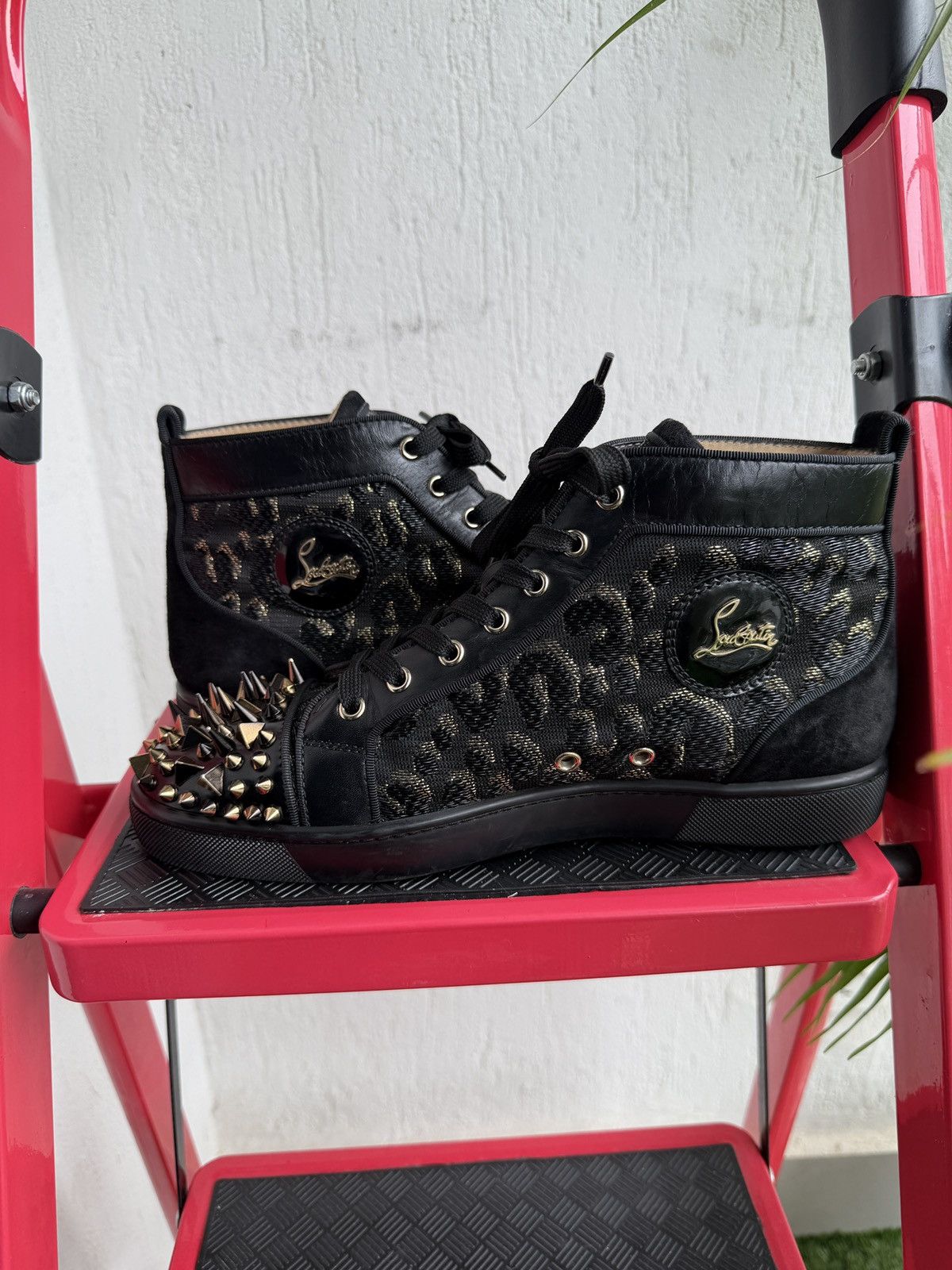 Christian Louboutin louis spike juniour sneakers Size US 9 / EU 42 - 15 Thumbnail