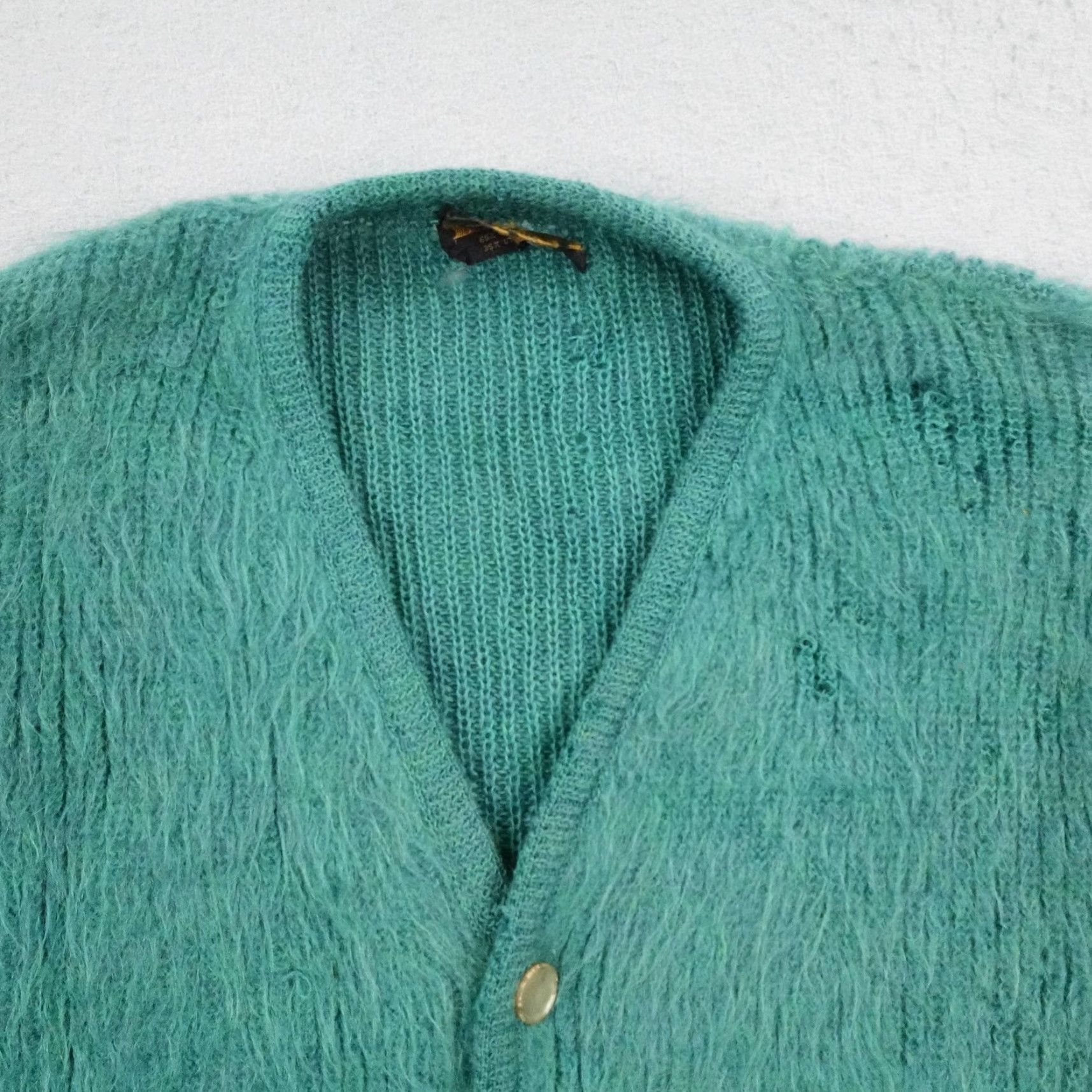 60s vintage DRUMMOND カーディガン Vintage VINTAGE Shaggy Man Drummond Sweater Cardigan Mens S Green