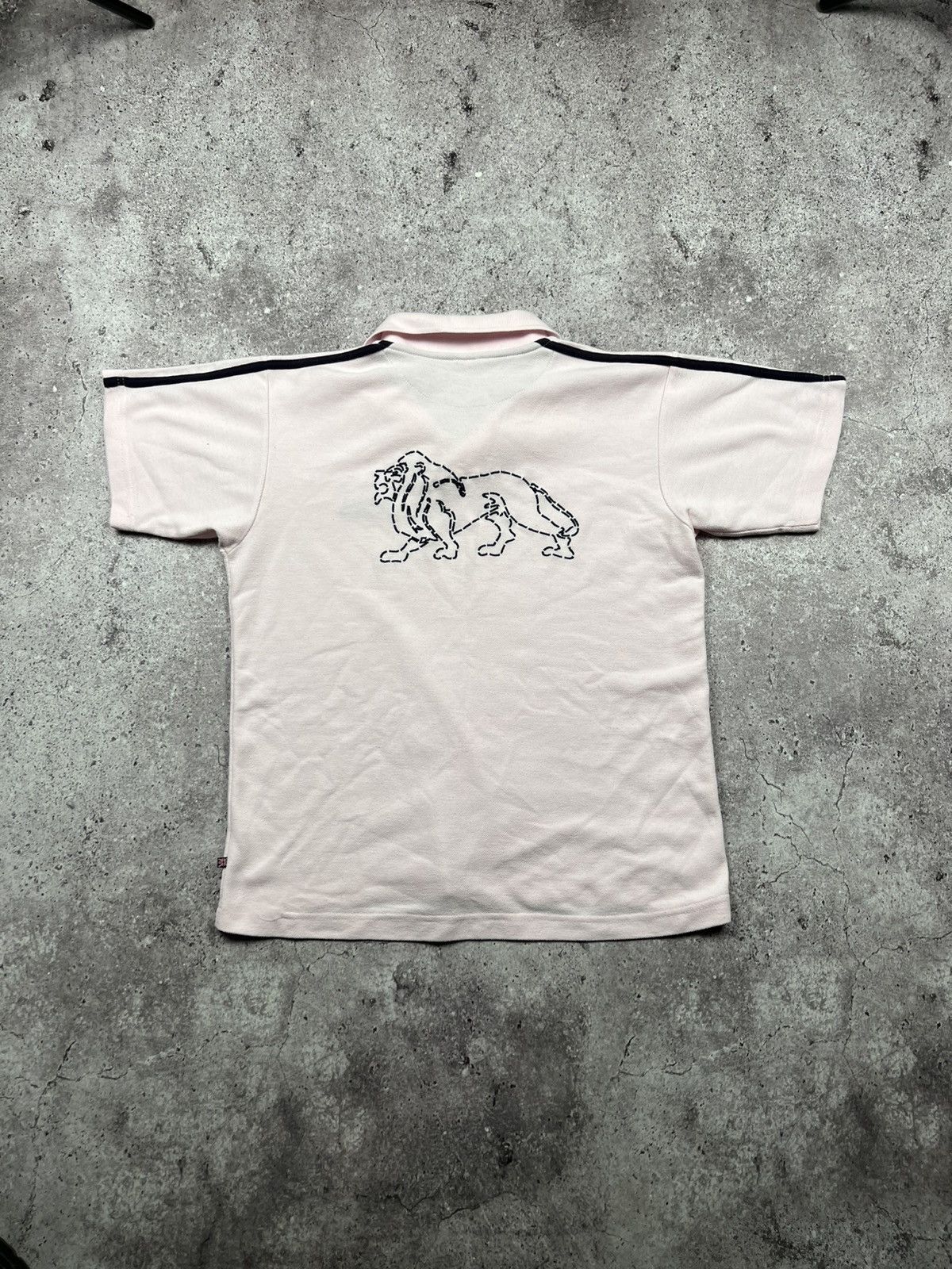 Lonsdale Mens Vintage Lonsdale Big Logo Polo T Shirt Old Money Casual Size US L / EU 52-54 / 3 - 1 Thumbnail
