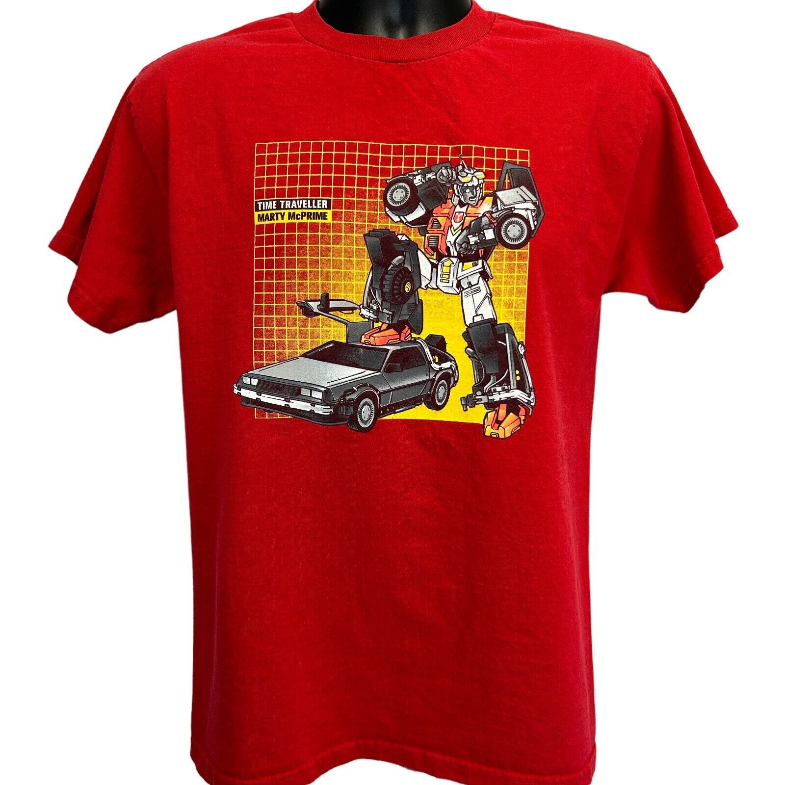 Alstyle Marty McPrime Transformers T Shirt Red Back To The Future M Size US M / EU 48-50 / 2 - 2 Thumbnail
