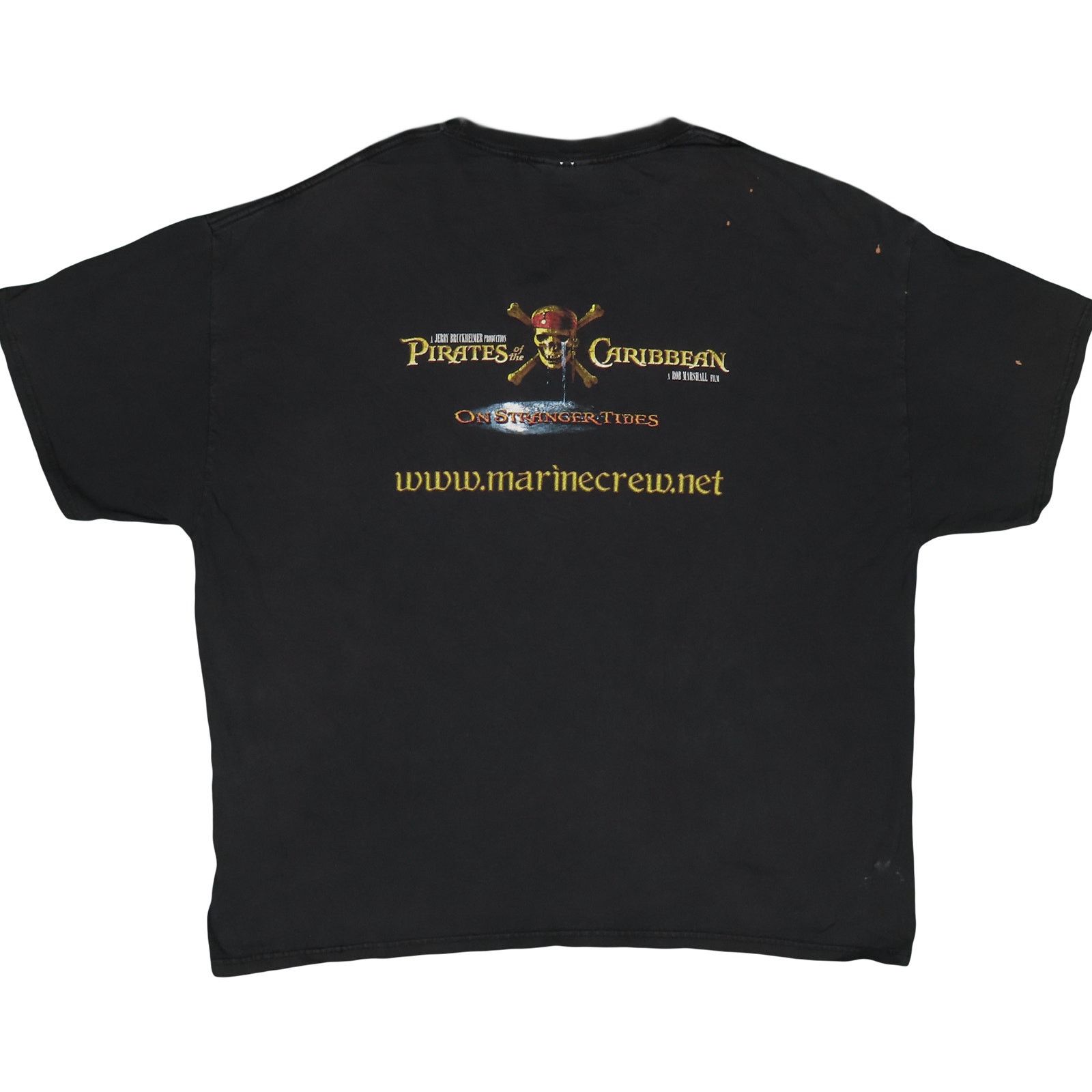 Other Vintage Pirates of the Caribbean On Stranger Tides T Shirt Size US XL / EU 56 / 4 - 6 Thumbnail