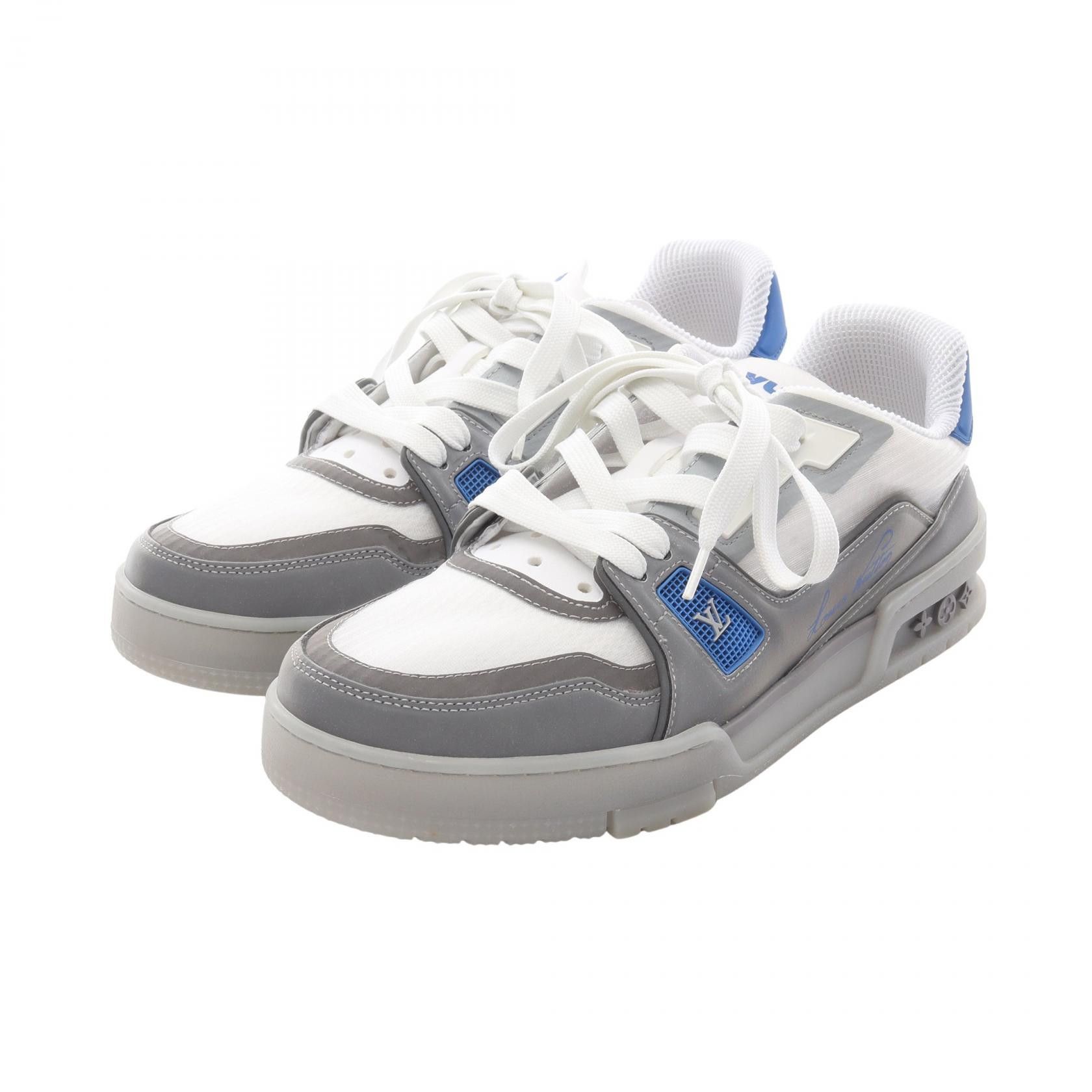 Louis Vuitton Louis Vuitton Louis Vuitton LV Trainer Fabric Sneakers Textile Shoes DUTY FREE for USA Size ONE SIZE - 1 Thumbnail
