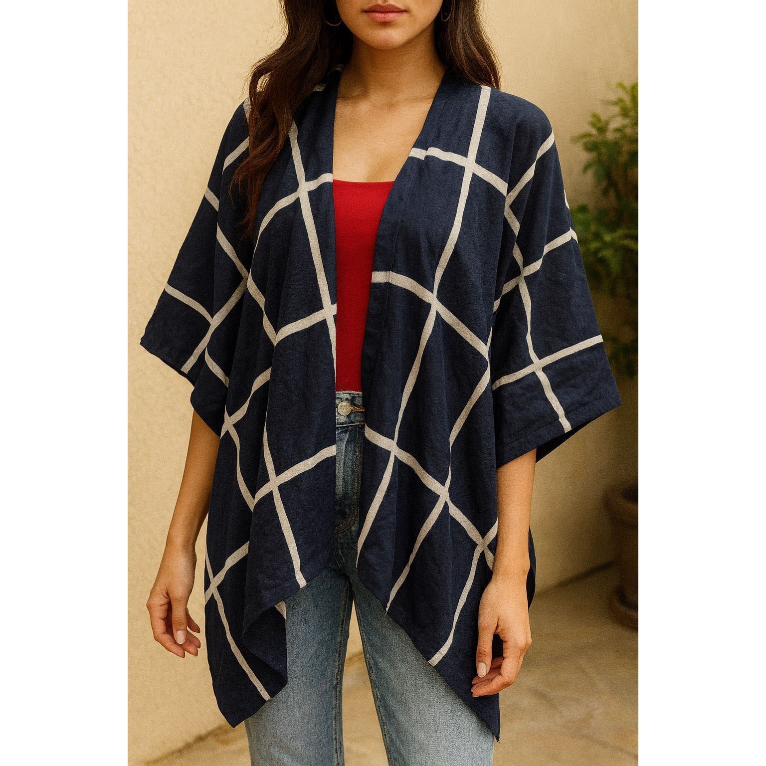 Other Moss Rose Reversible Kimono Wrap – One Size Size ONE SIZE - 2 Thumbnail