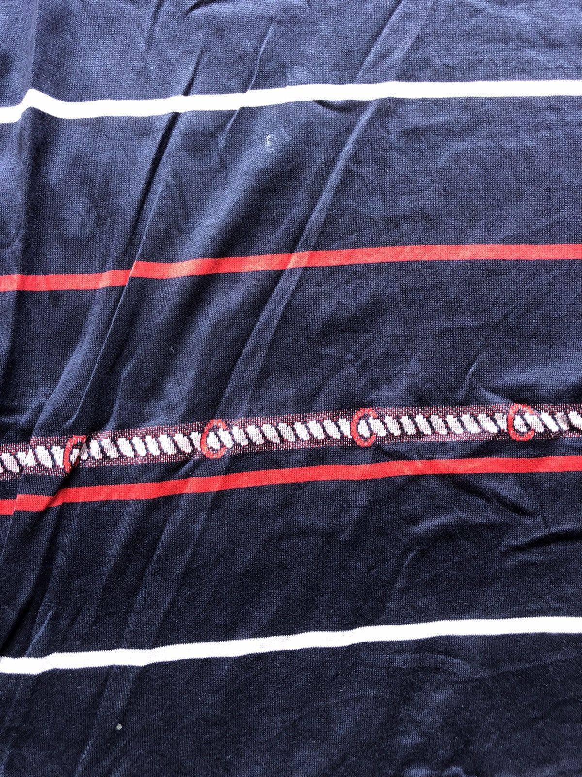 Givenchy Givenchy Polos Keywest Sailing Ship Logo Stripe Tee Size US L / EU 52-54 / 3 - 9 Thumbnail