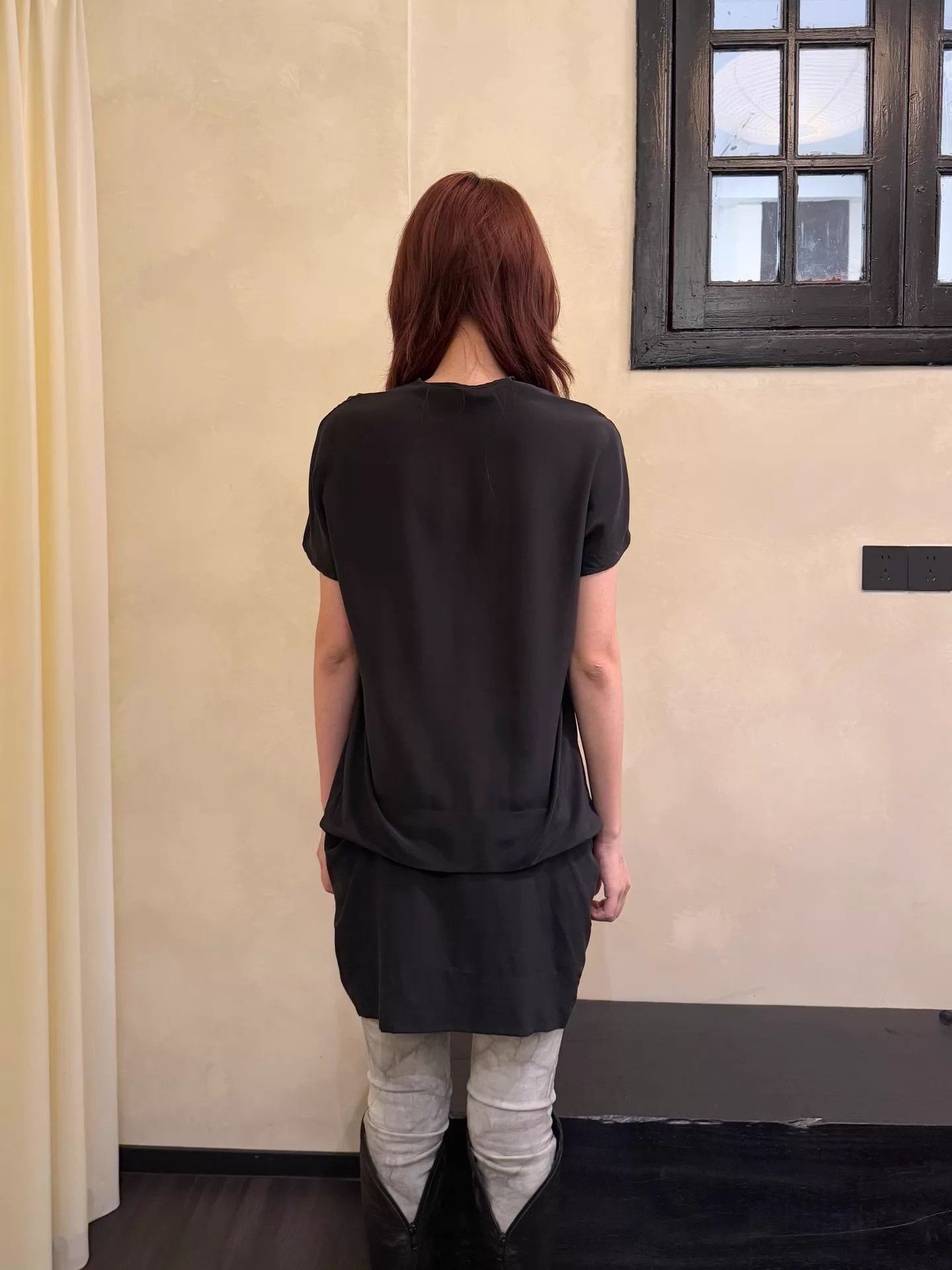 Vintage Vintage Italian Avant-garde Silk Short-Sleeve Dress Size 40 Size S / US 4 / IT 40 - 7 Thumbnail