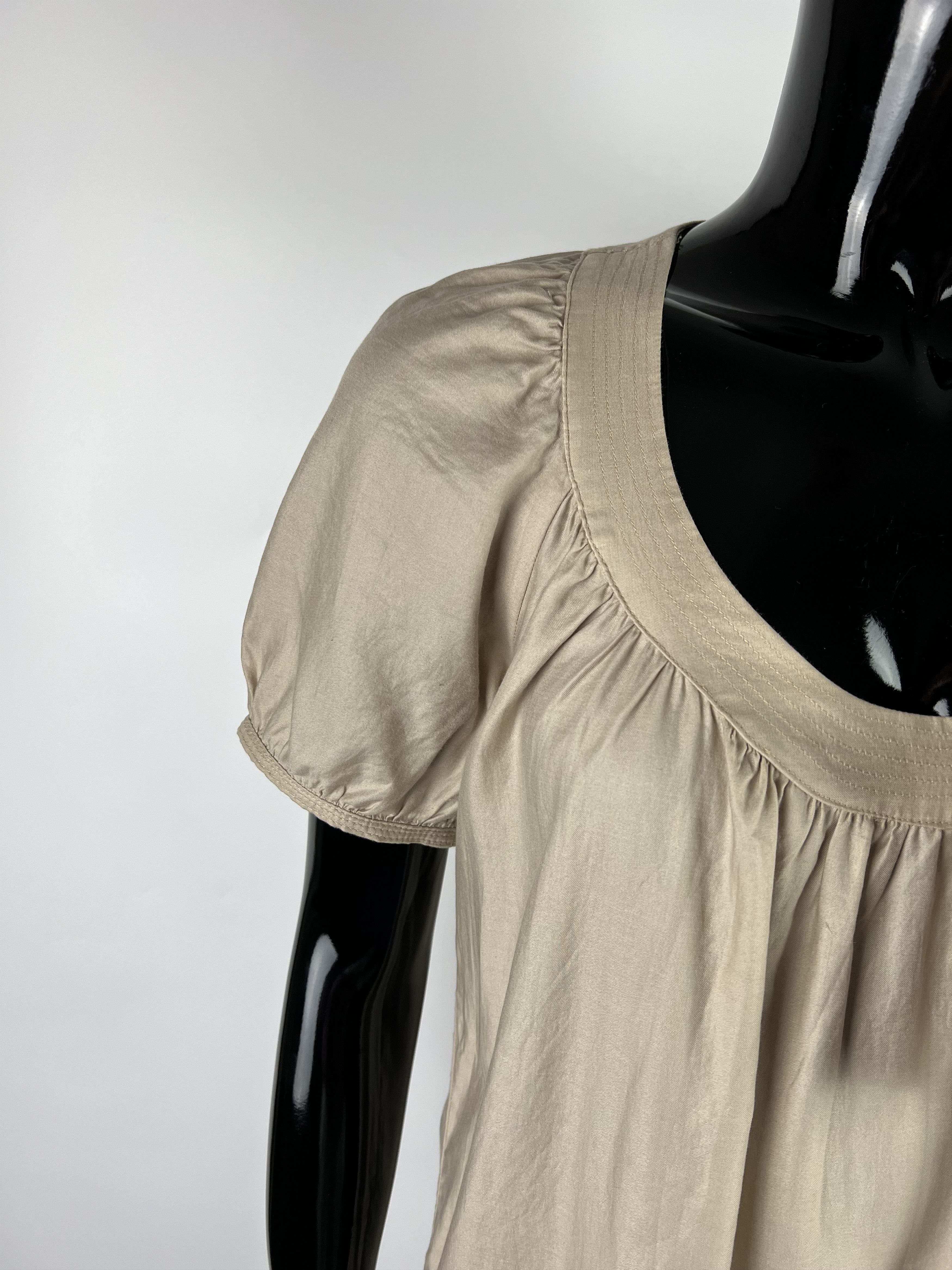 Sandro Sandro Vintage Beige Cotton Dress Size 1 Size S / US 4 / IT 40 - 8 Thumbnail