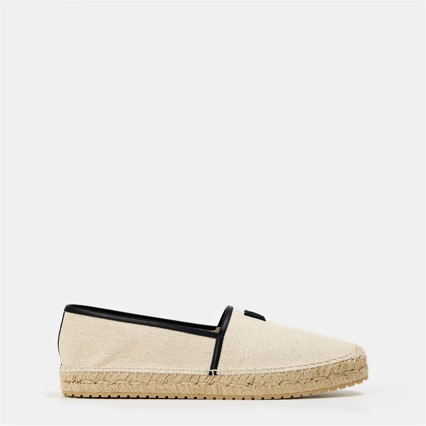 Dolce & Gabbana o1g2r1mq0426 Canvas Slip-On Rope Detail Espadrilles in Ivory Size US 10 / EU 43 - 1 Thumbnail