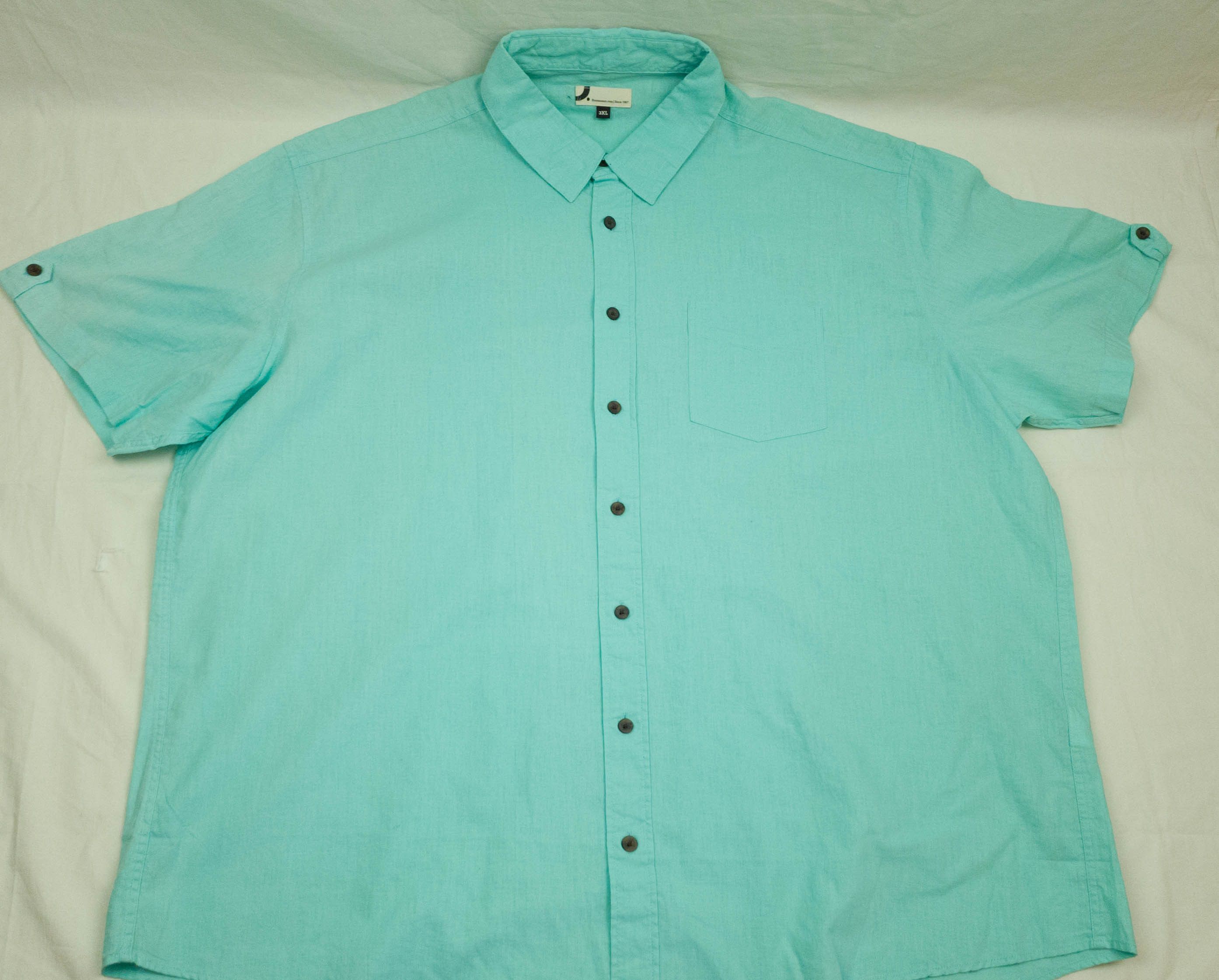 Other DRESSMANN SHIRT SHORT SLEEVE LINEN COTTON SIZE 3XL Size US XXL / EU 58 / 5 - 3 Thumbnail