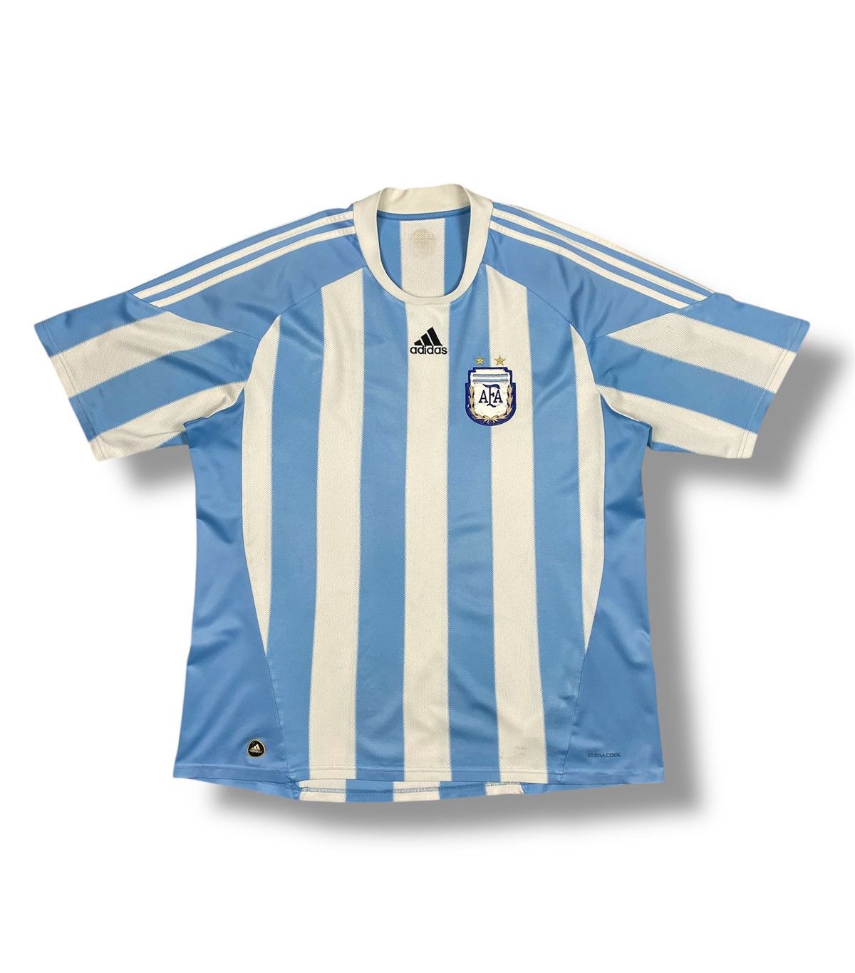 Adidas Adidas Argentina National Team Home Jersey 2009 AFA Size US XXL / EU 58 / 5 - 1 Thumbnail