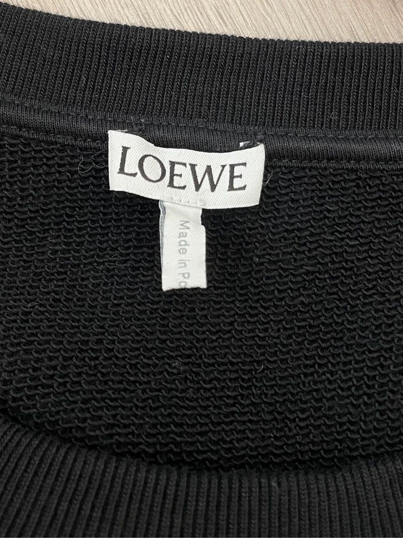 Other LOEWE Black classic embroidered logo round neck hoodie Size XL / US 12-14 / IT 48-50 - 5 Thumbnail