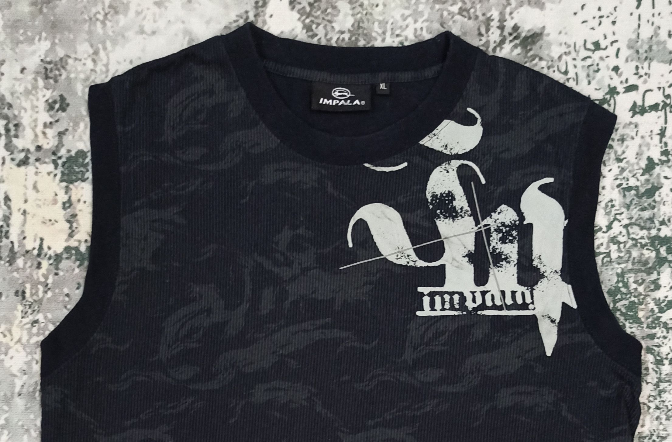 If Six Was Nine Vintage IMPALA Poem/PUNK Sleeve Less Tshirt Size US XL / EU 56 / 4 - 2 Thumbnail