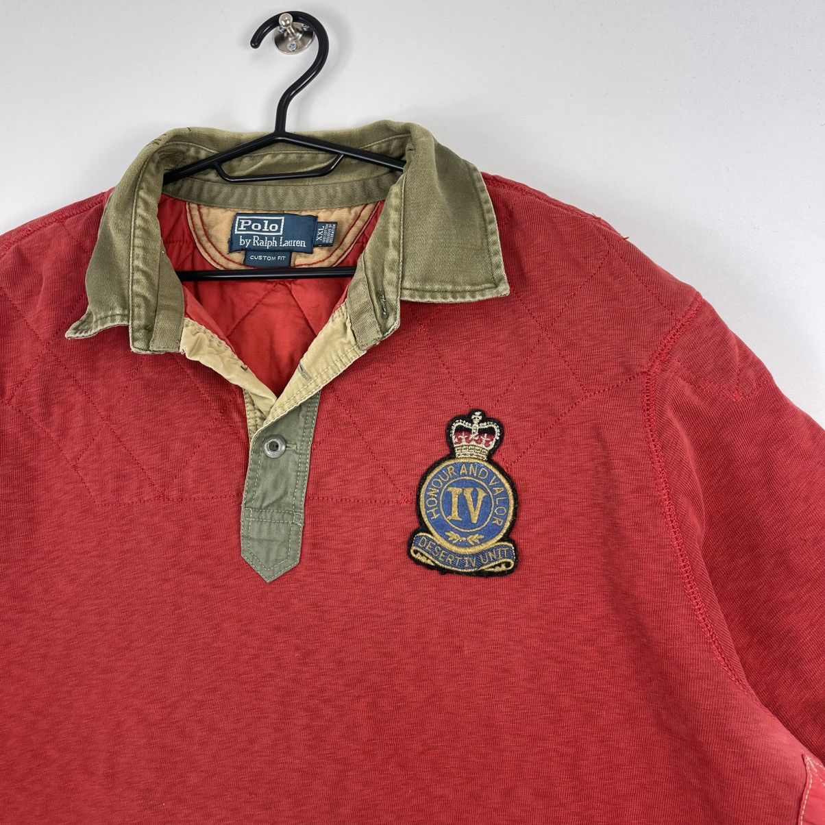 Polo Ralph Lauren Vintage POLO RALPH LAUREN Great Britain Polo Shirt Big Logo Size US XXL / EU 58 / 5 - 4 Thumbnail