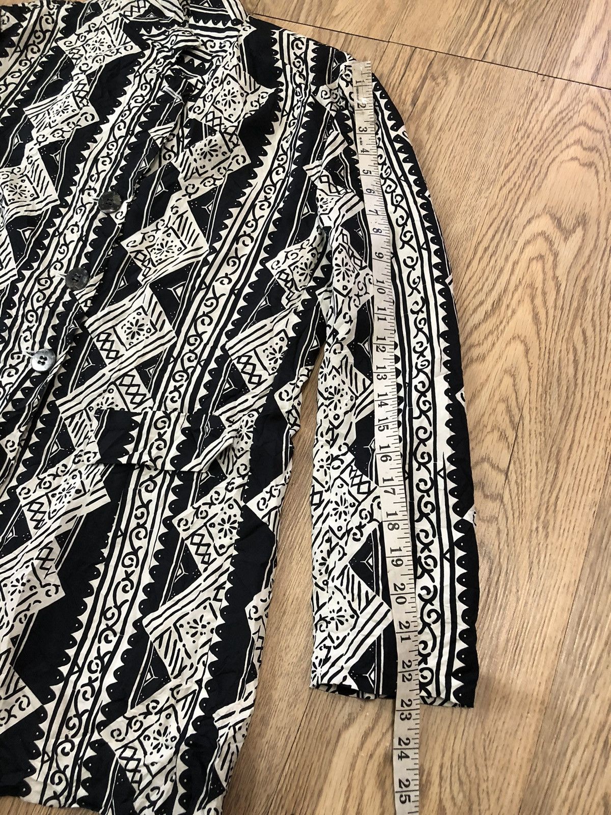 Vintage × Y's × Yohji Yamamoto Vintage 80’s Yohji Yamamoto Arts blouse Size M / US 6-8 / IT 42-44 - 10 Thumbnail