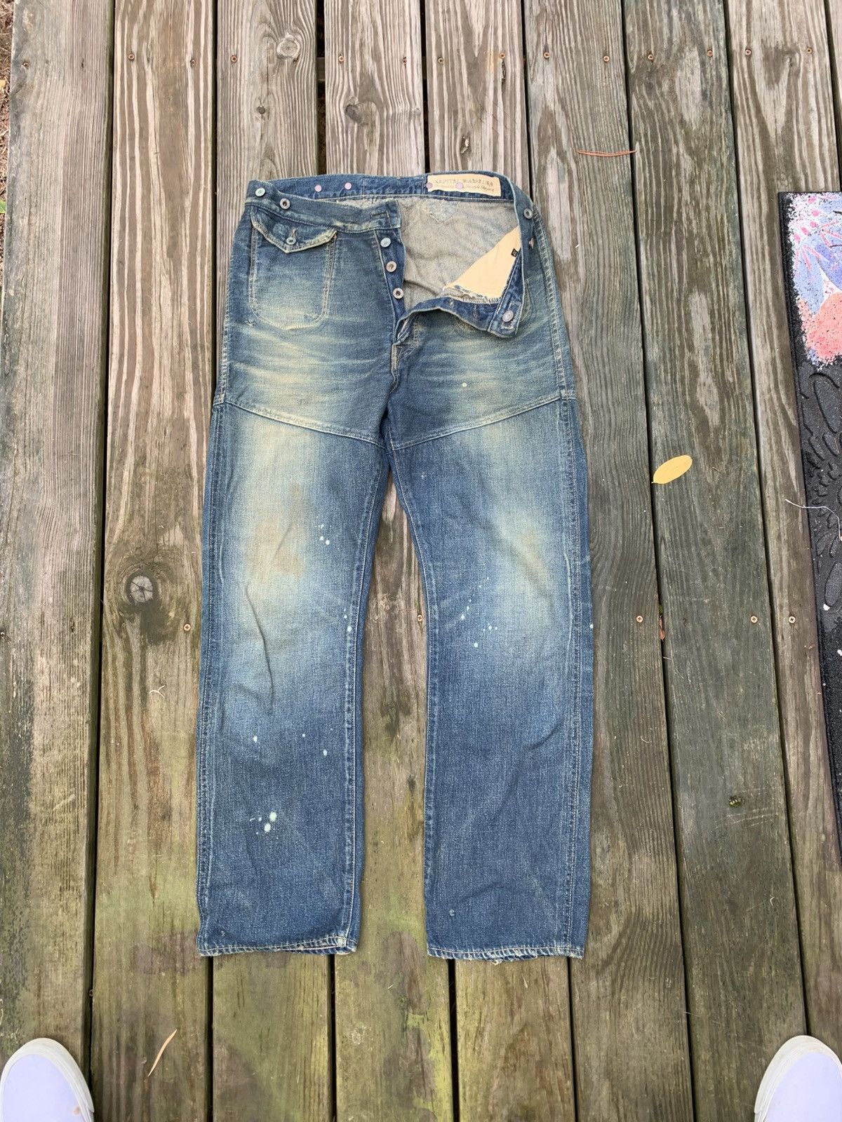 Kapital Kountry Kapital Kountry Miner Jeans with Suspenders Size US 30 / EU 46 - 1 Thumbnail