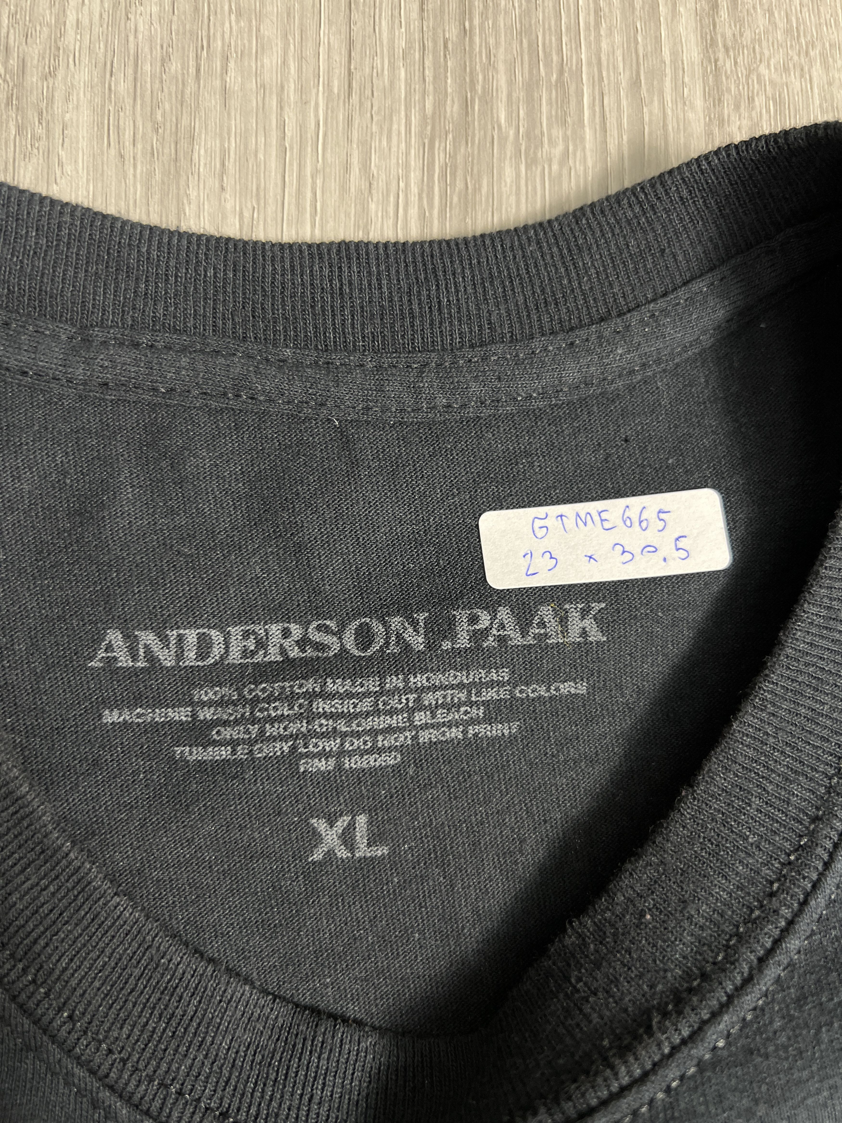 Band Tees Anderson .Paak Best Teef in the Game Tour Tee (XL) GTME665 Size US XL / EU 56 / 4 - 3 Thumbnail