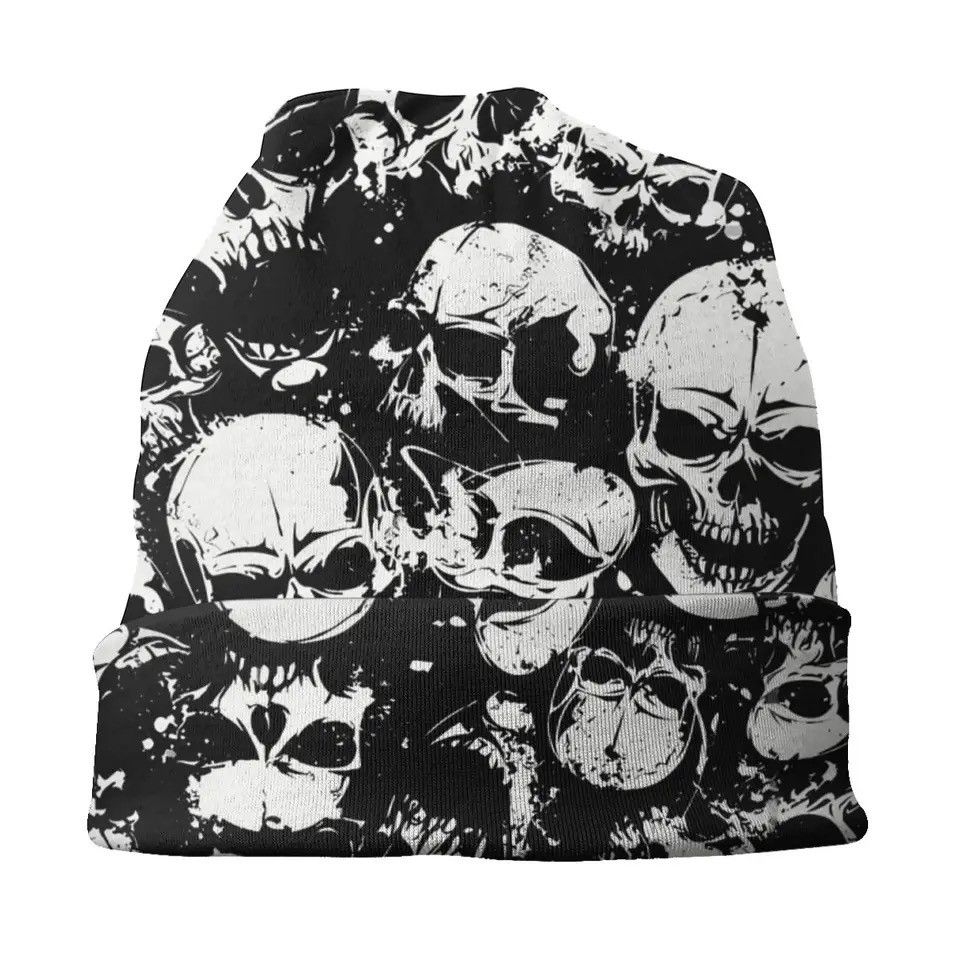Japanese Brand × Vintage Bonnet Hats Grunge Skulls beanies Size ONE SIZE - 5 Thumbnail