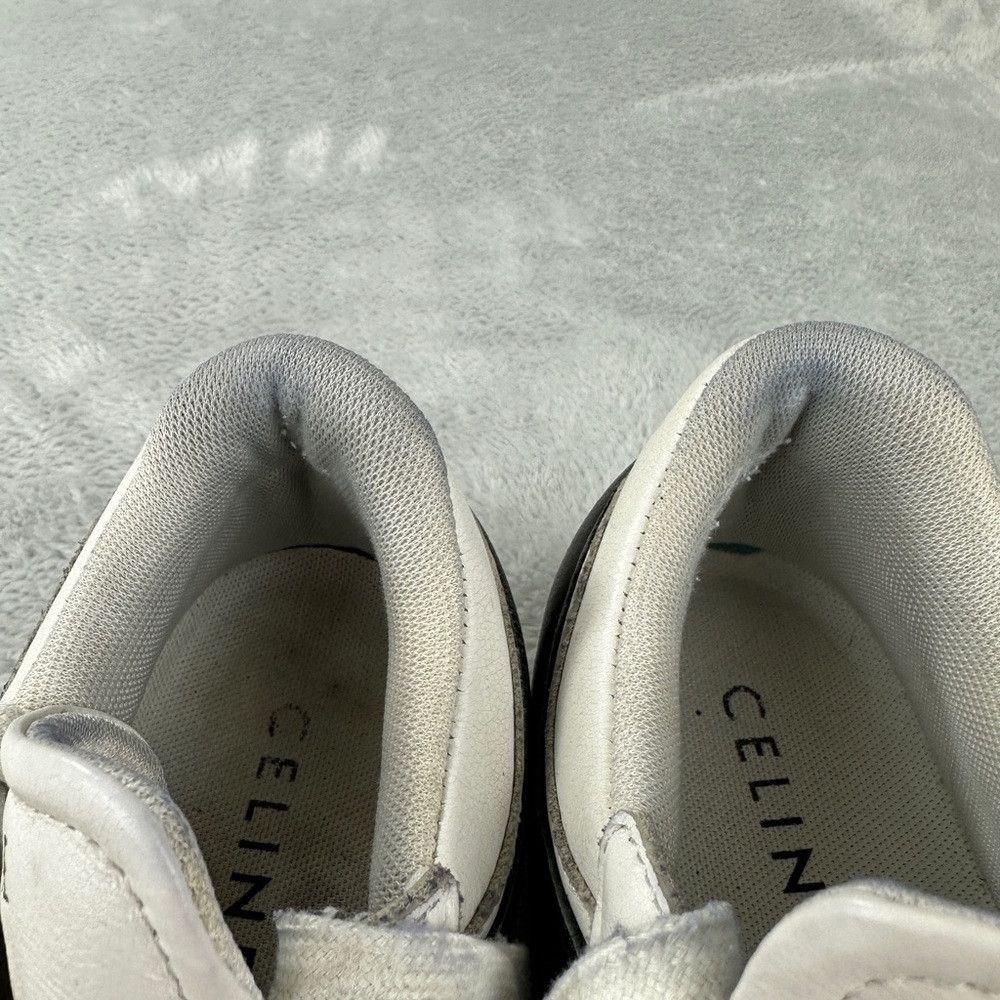 Celine CELINE white Leather Block Platform Sneakers Women’s Size 3 Size US 6 / IT 36 - 6 Thumbnail