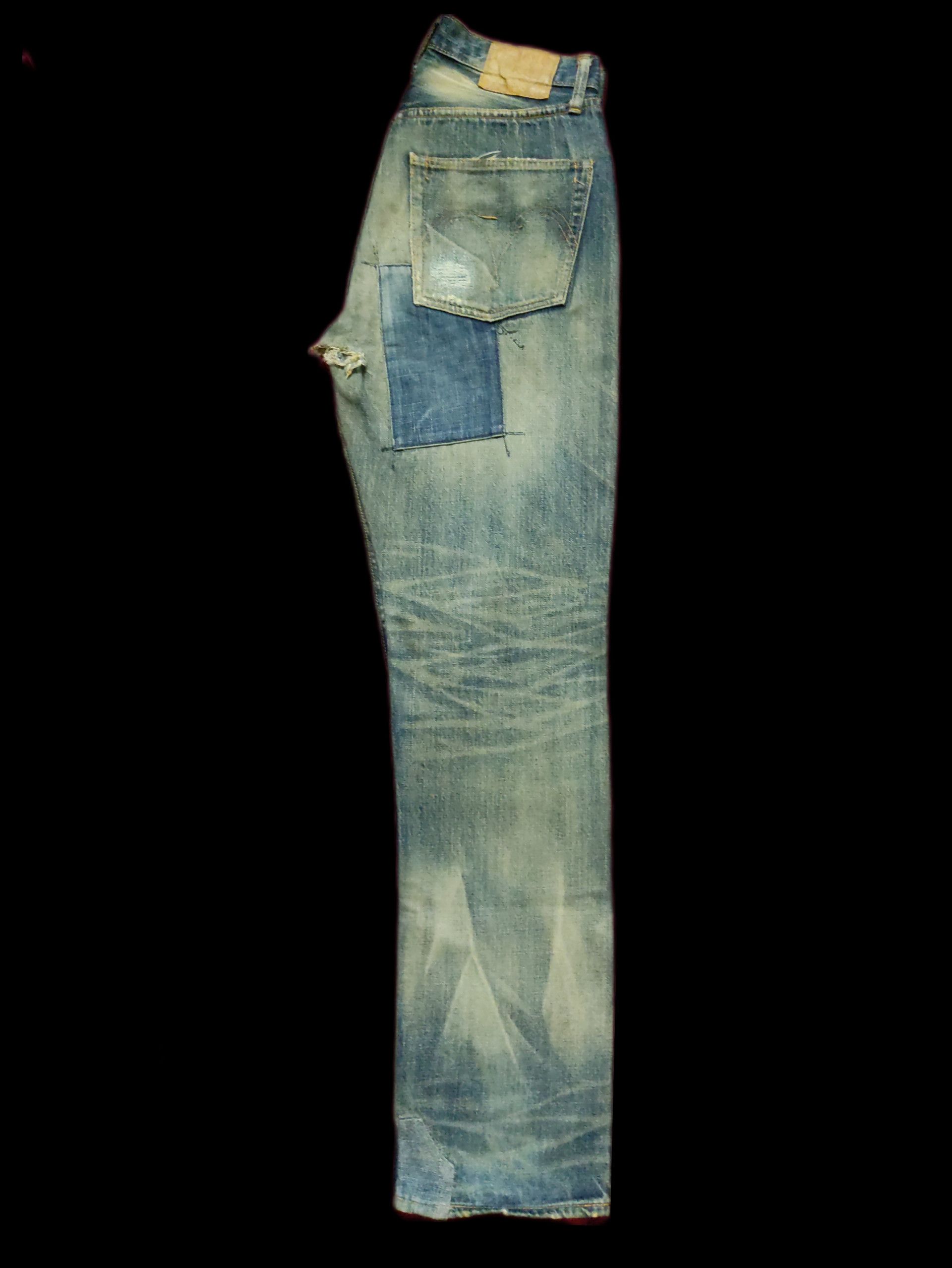 Sugar Cane × Toyo Enterprises Vintage Sugar Cane & co Jeans distress Single Digit Size US 28 / EU 44 - 3 Thumbnail
