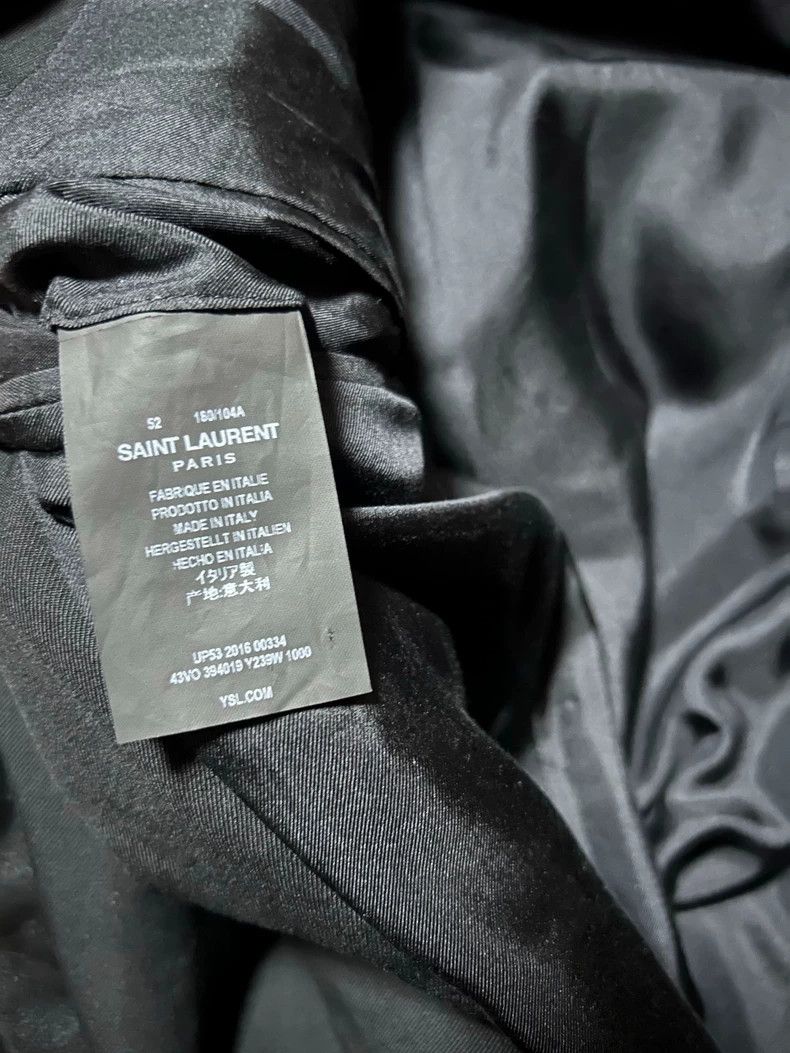 Saint Laurent Paris saint Laurent paris2016 FW rhinestone blazer 2503-Nextarro Size 52R - 6 Thumbnail