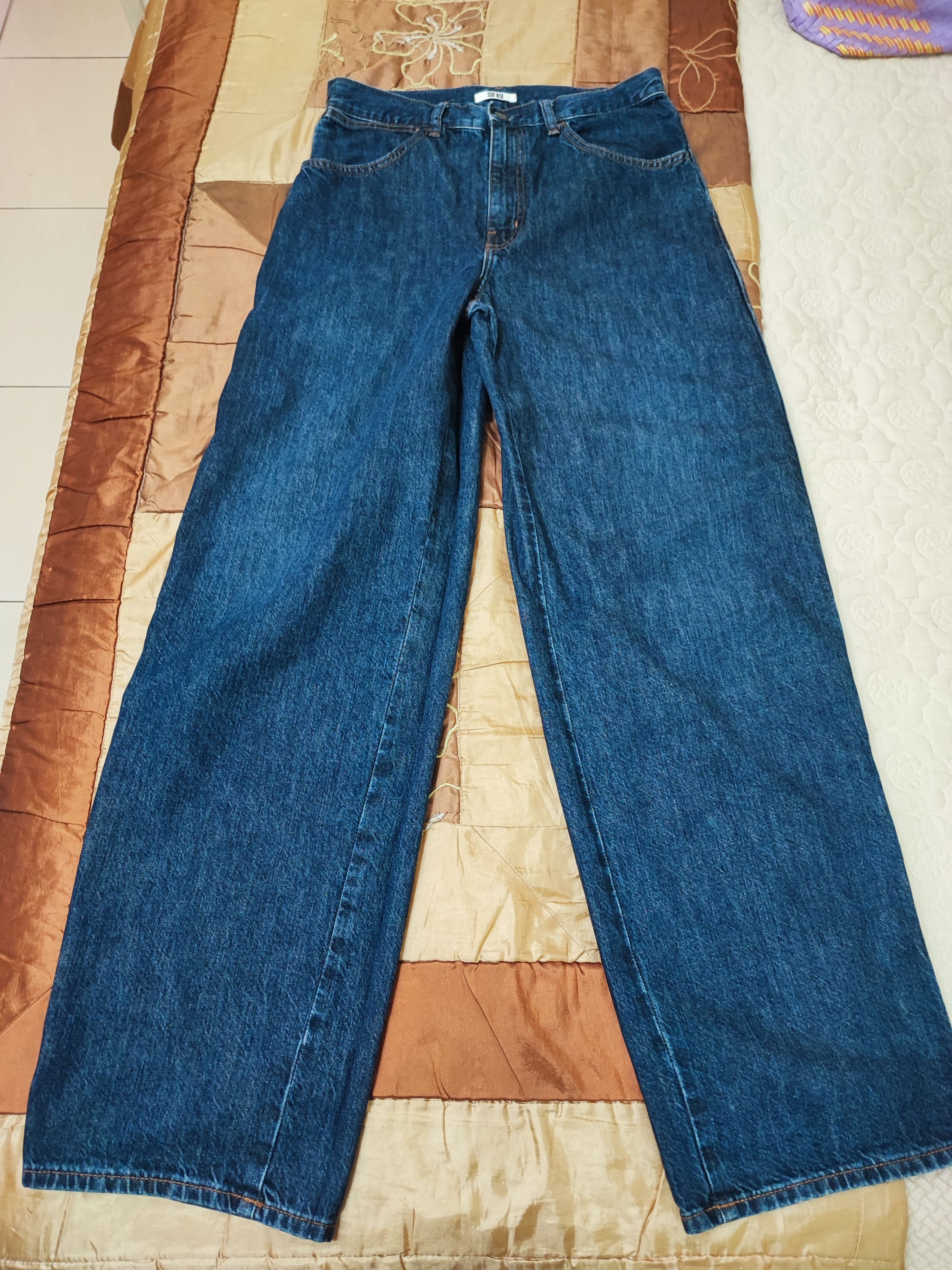 Christophe Lemaire Uniqlo Lemaire Baggy Wide Leg Denim Jeans Size US 32 / EU 48 - 1 Thumbnail