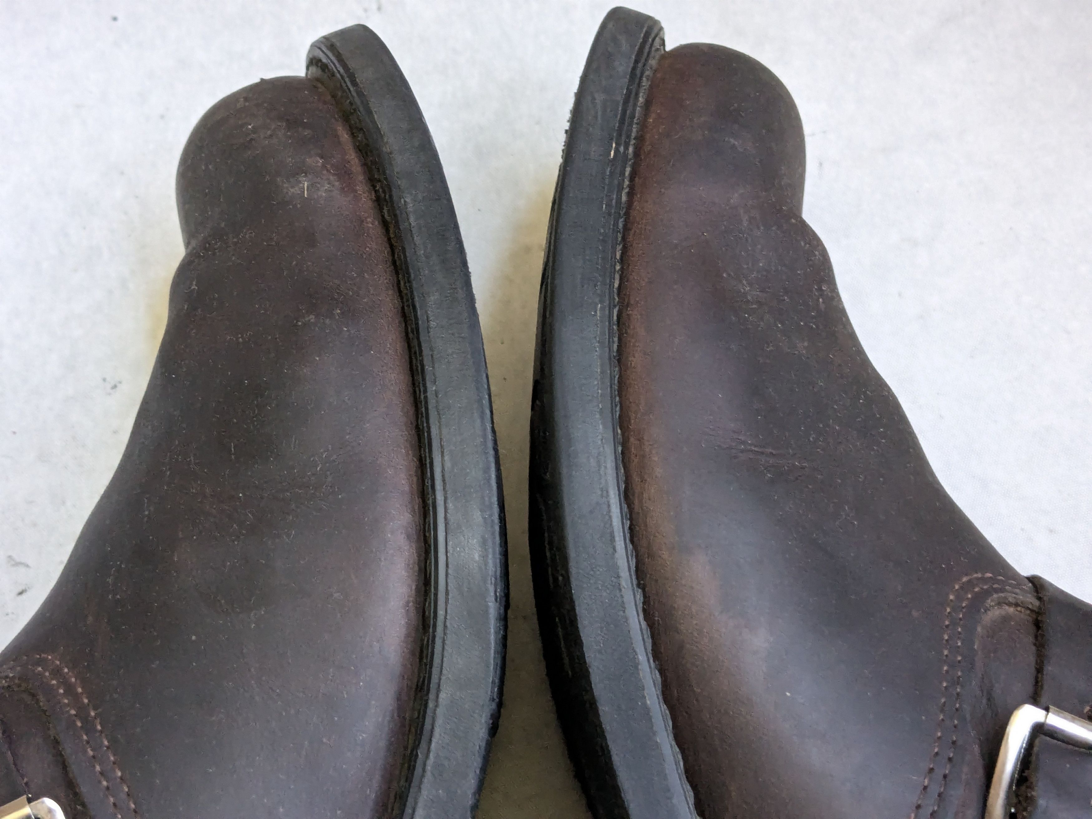 Frye Frye Engineer Boots Brown 10.5 M Leather Straps Buckle Size US 10.5 / EU 43-44 - 5 Thumbnail