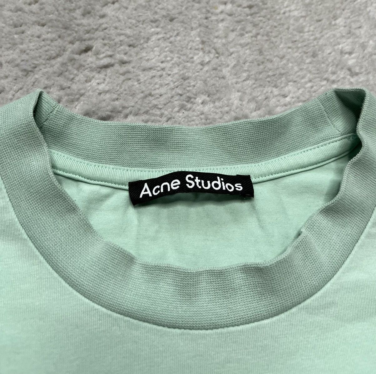 Acne Studios Vintage Mint Tshirt Tee Basic Acne Studios Logo Box Size US L / EU 52-54 / 3 - 2 Thumbnail