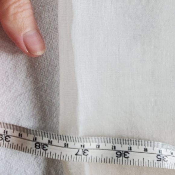 Designer 50% Silk 50% Wool Ivory Embroidered Long Scarve Wrap Size ONE SIZE - 7 Thumbnail