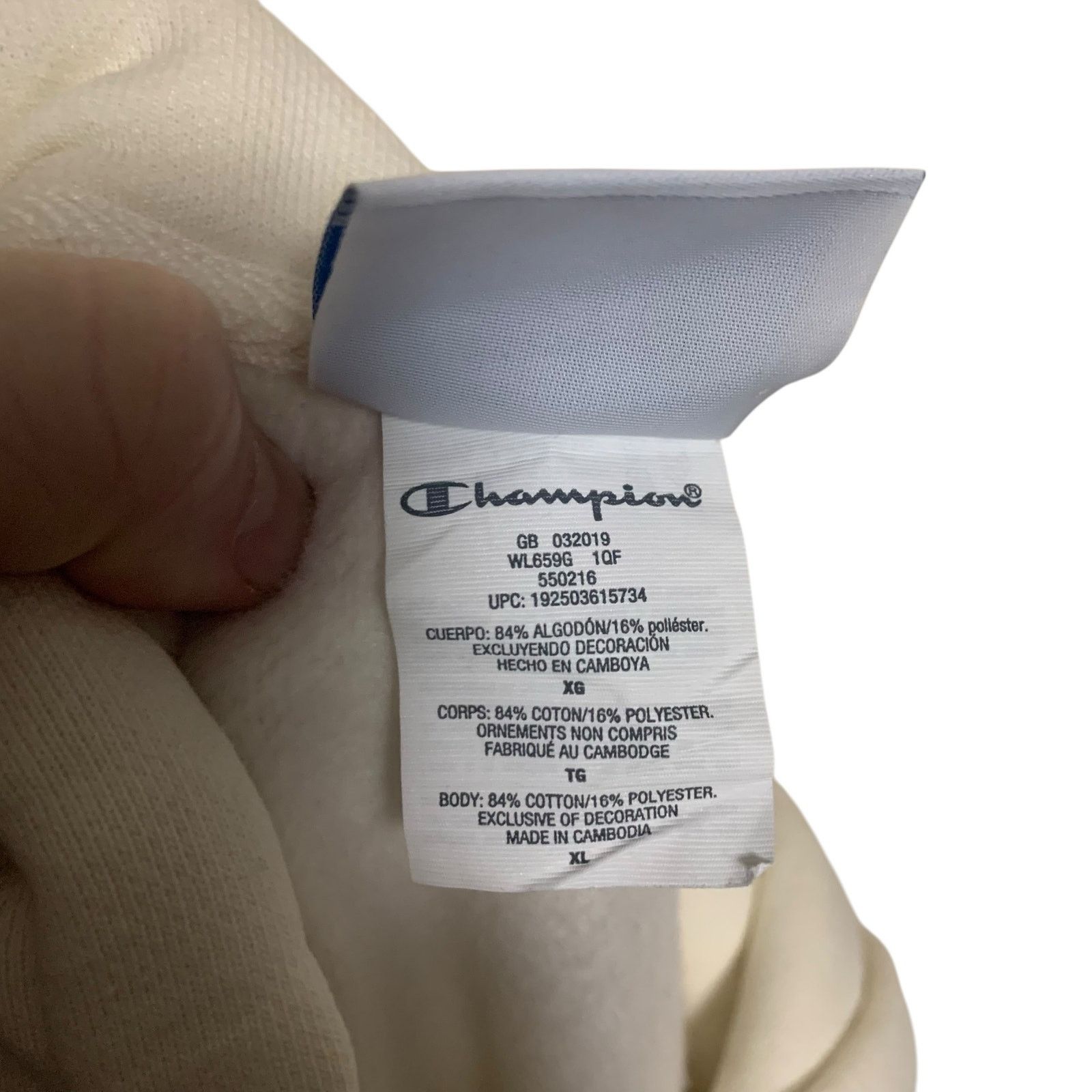 Champion Champion Life Reverse Weave Crop Hoodie Womens Size XL Size XL / US 12-14 / IT 48-50 - 10 Thumbnail