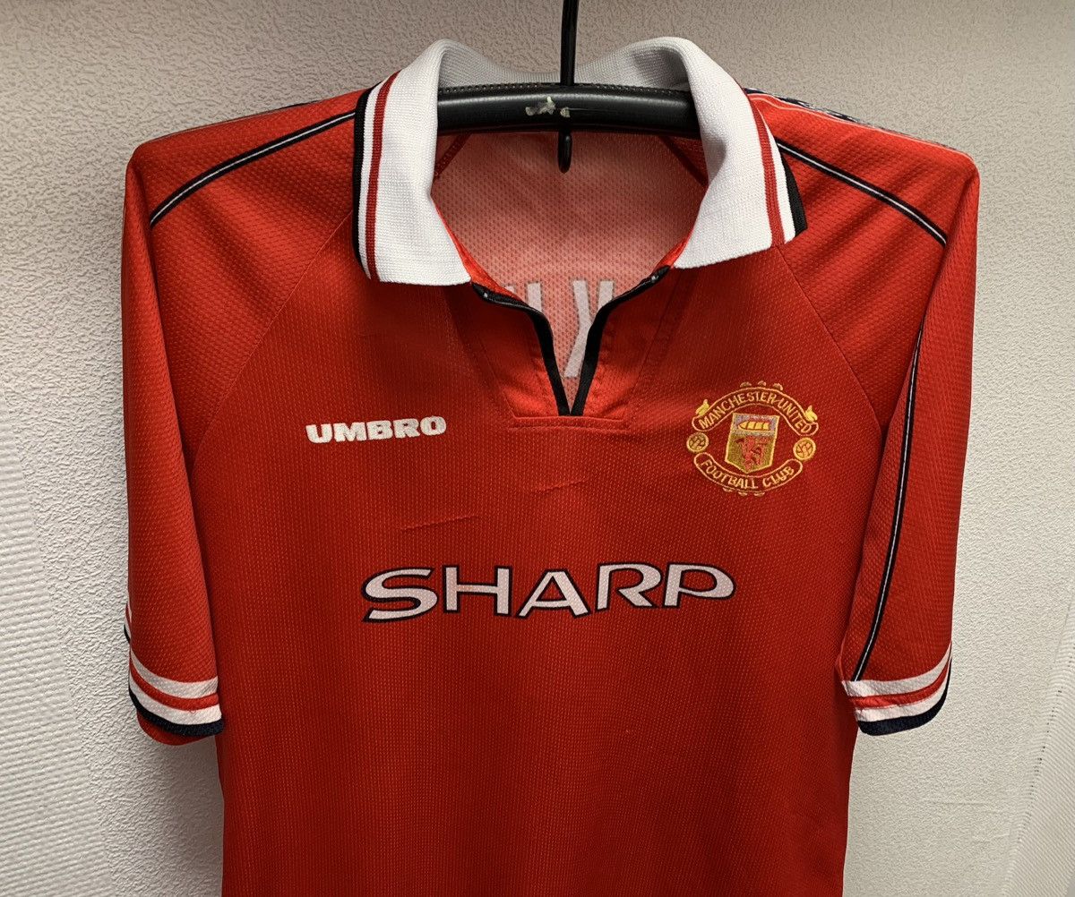 Vintage Beckham 7 Manchester United sharp vintage soccer jersey L-Xl Size US L / EU 52-54 / 3 - 3 Thumbnail