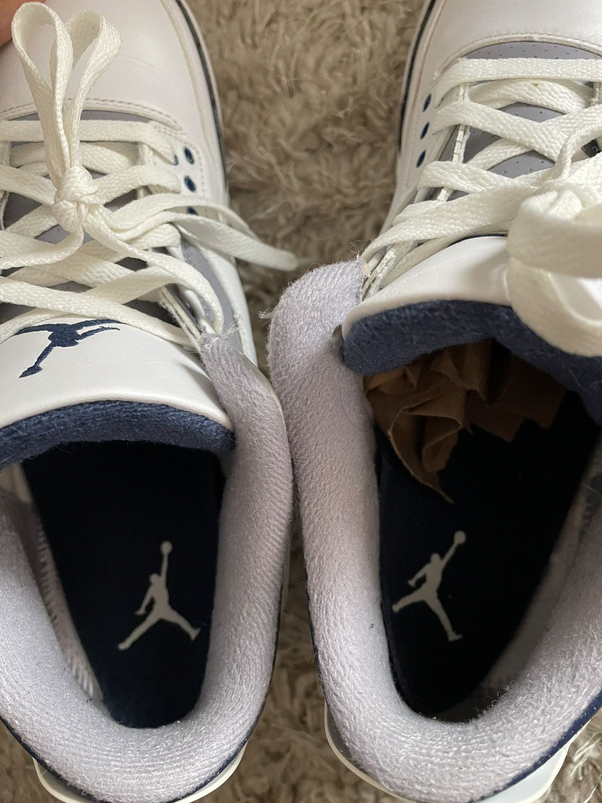 Jordan Brand Jordan 3 Midnight Navy Size US 9 / EU 42 - 8 Thumbnail