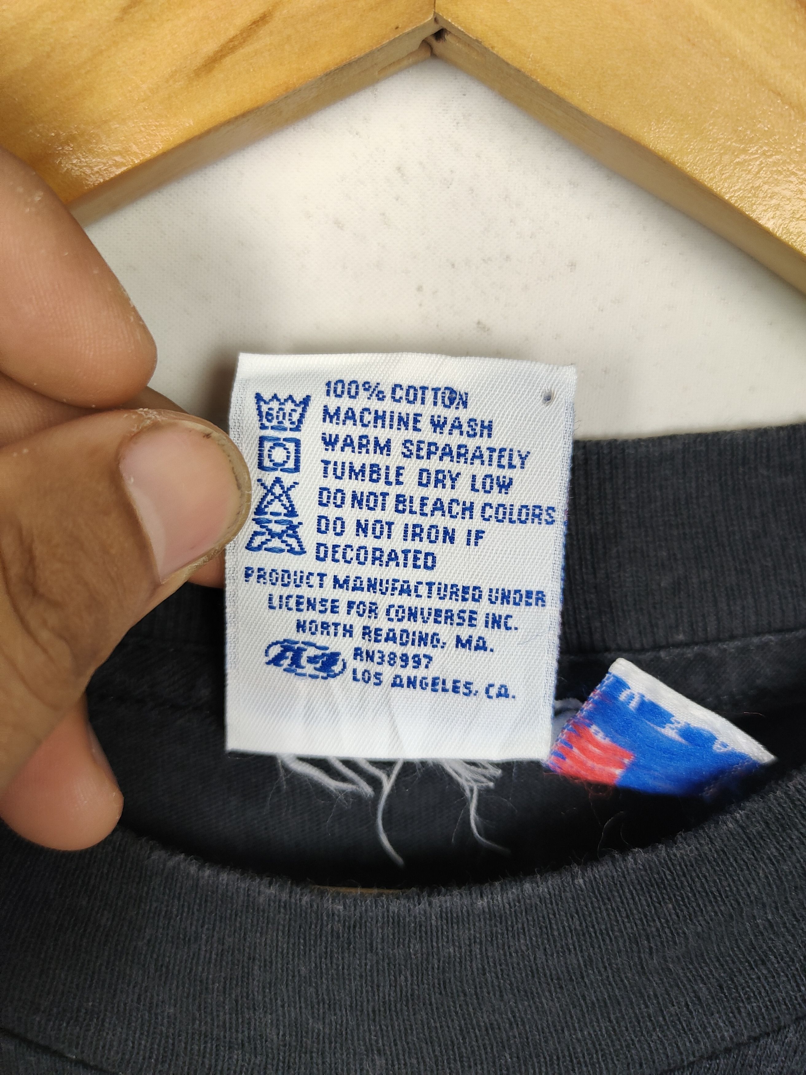 Converse Vintage 90s Converse Big Logo Shirt Size US S / EU 44-46 / 1 - 4 Thumbnail