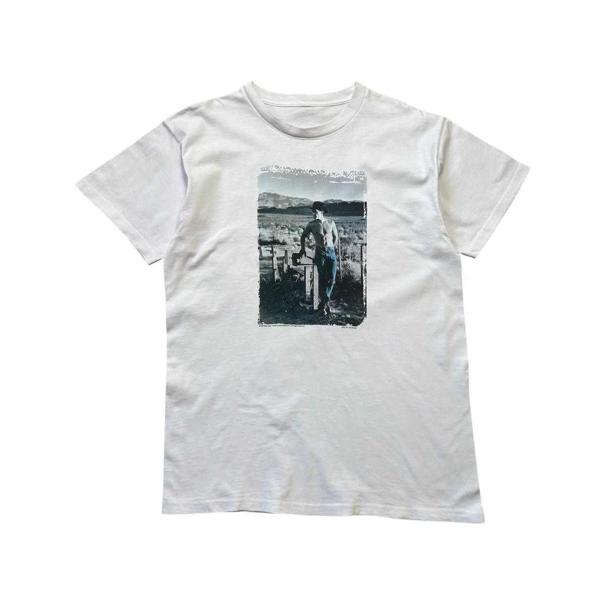 Vintage Vintage 90s Rob Lang Photography Cowboy Art Tee Size US L / EU 52-54 / 3 - 1 Thumbnail