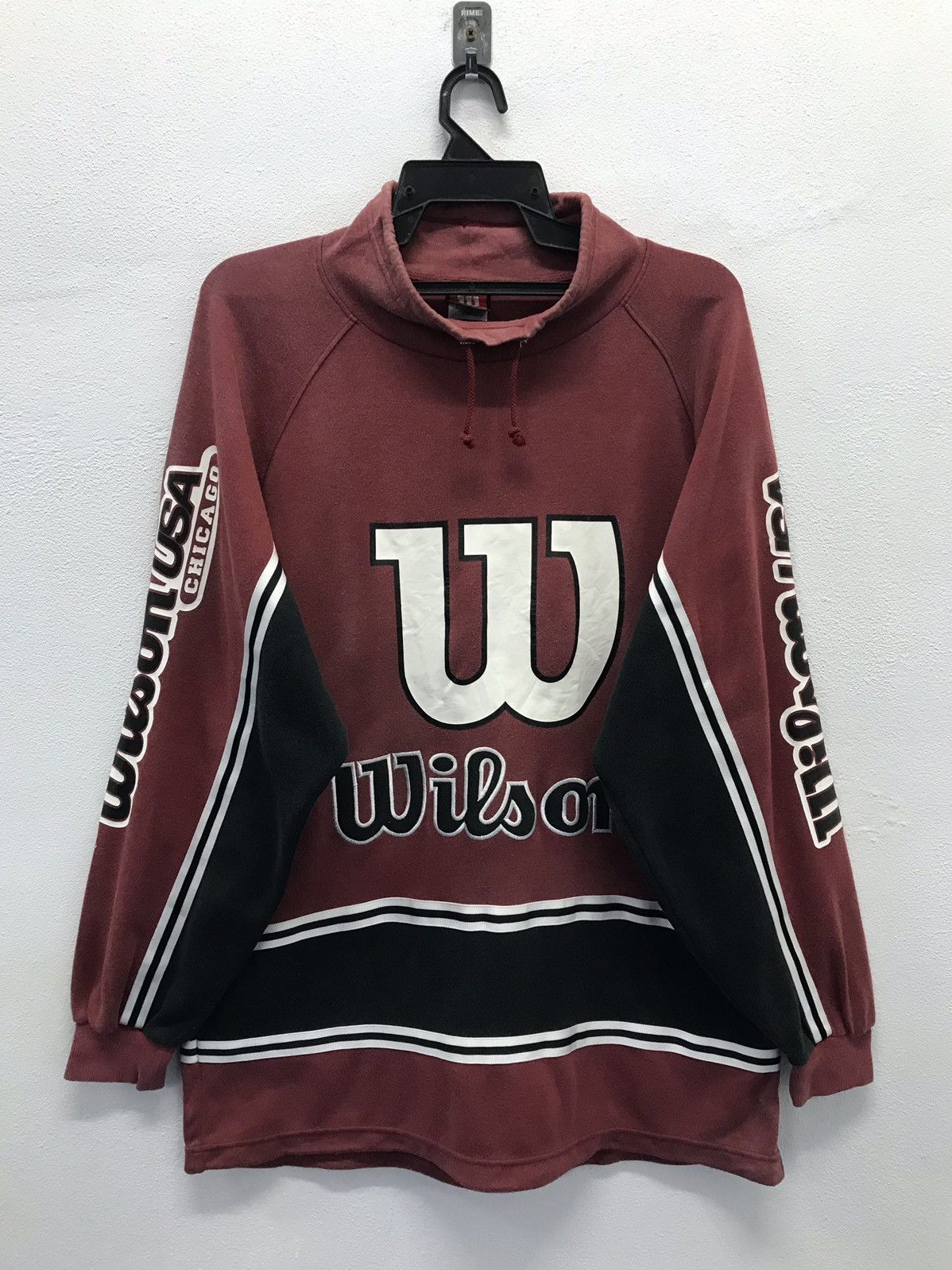Vintage × Wilson Vintage Wilson Usa Chicago Sweatshirt Size US L / EU 52-54 / 3 - 1 Thumbnail